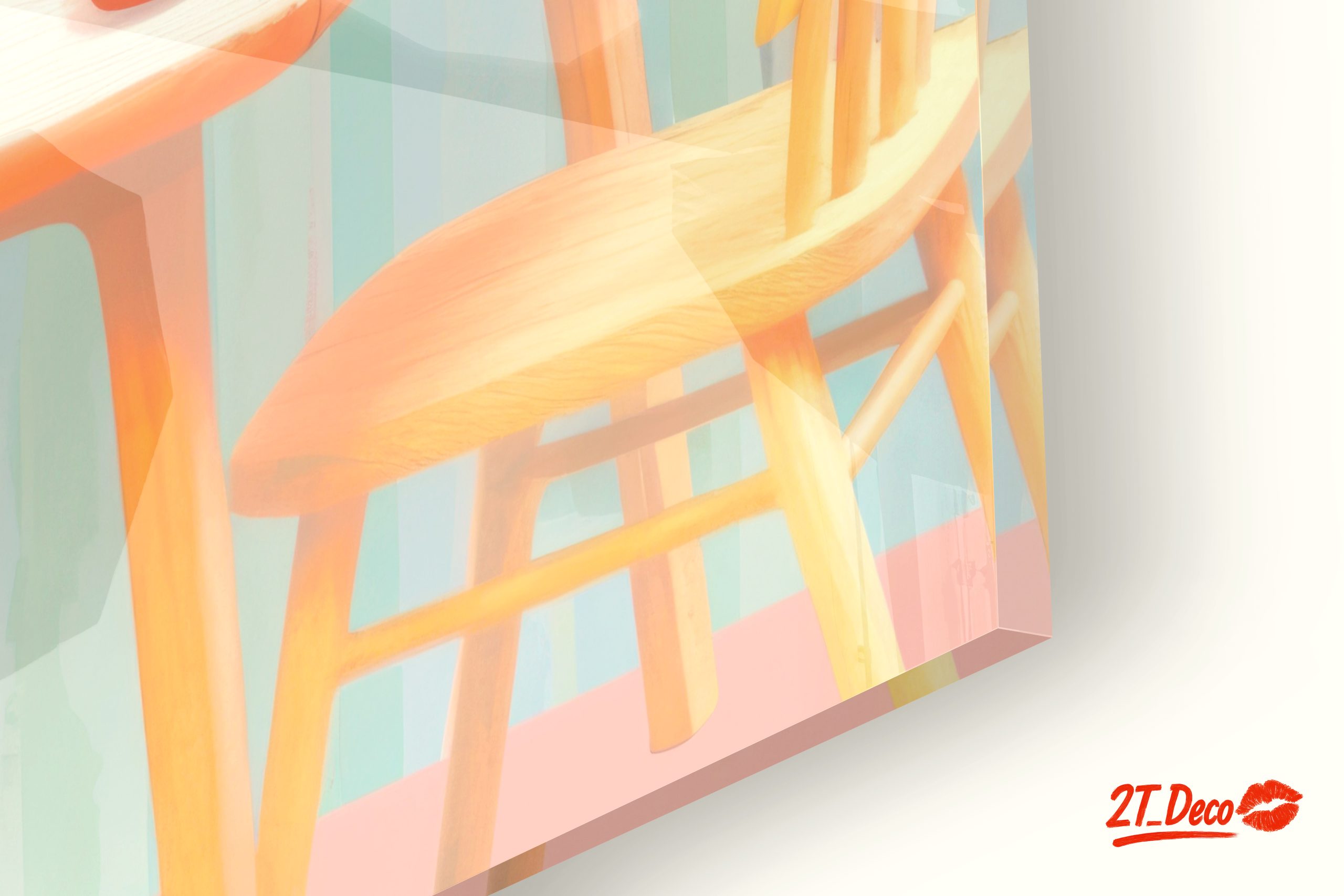 Cozy Dining Table with Colorful Decor - Image 9