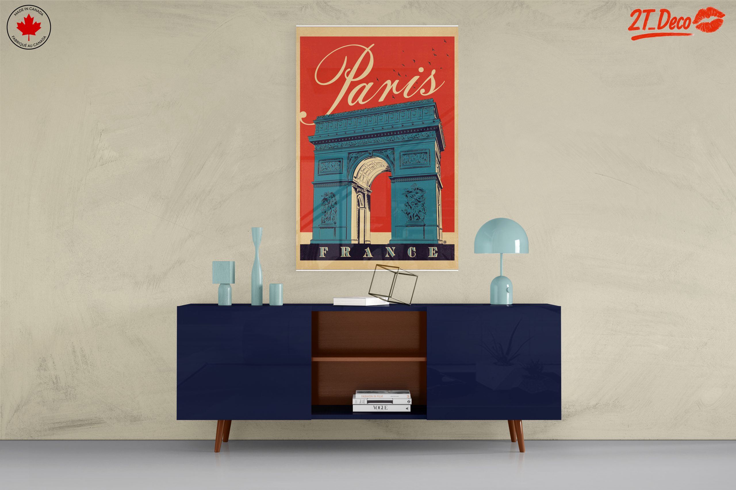 Vintage Paris Arc de Triomphe Art - Image 8