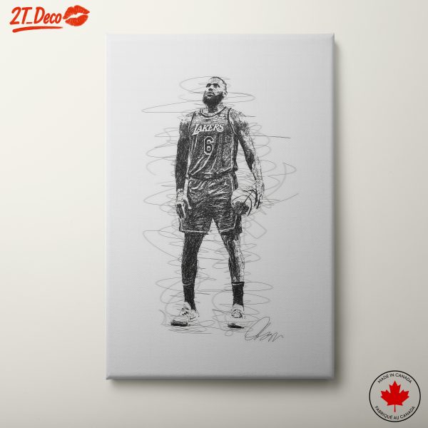 Stylized Basketball Player Art
