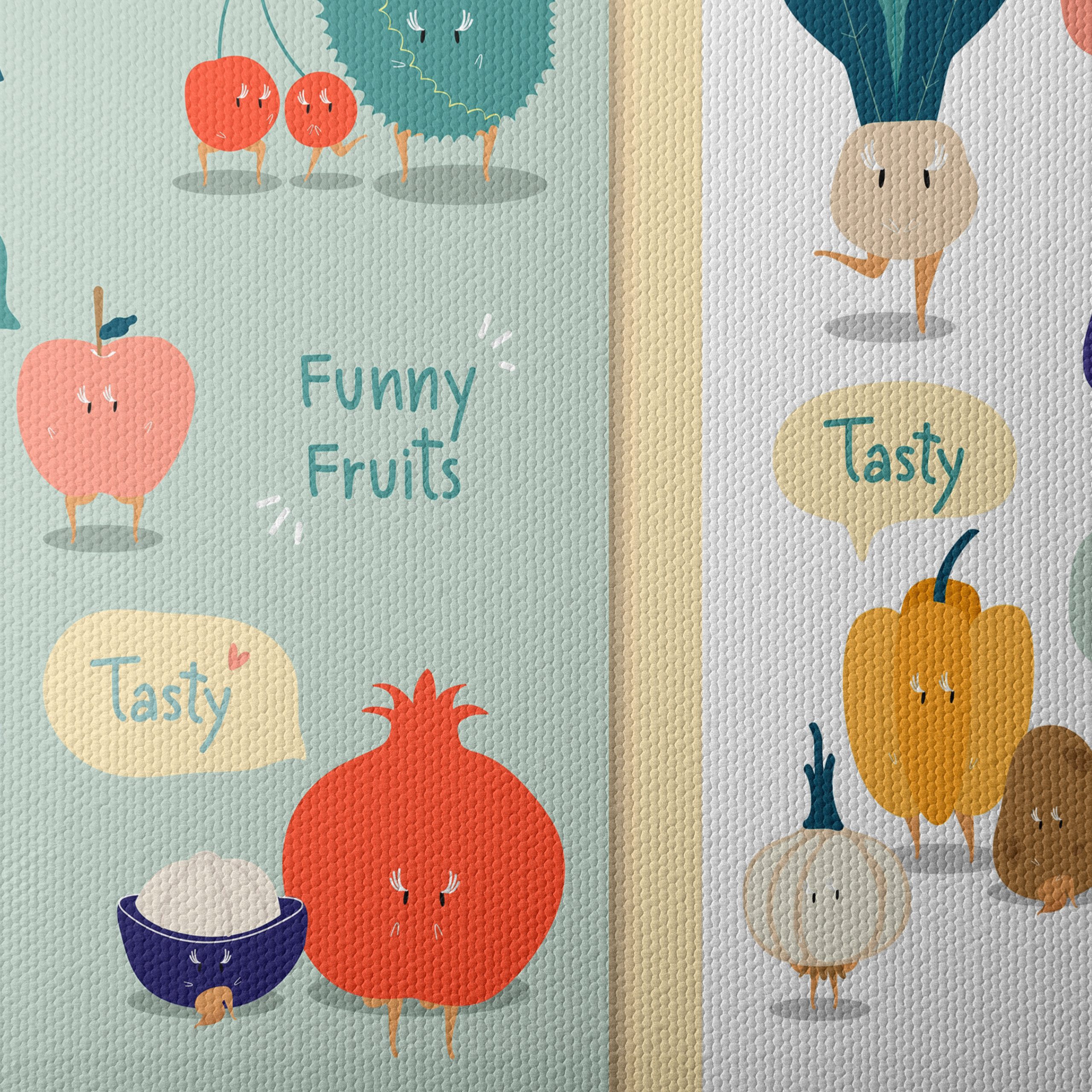 Playful and Cute Food Illustrations - Image 4