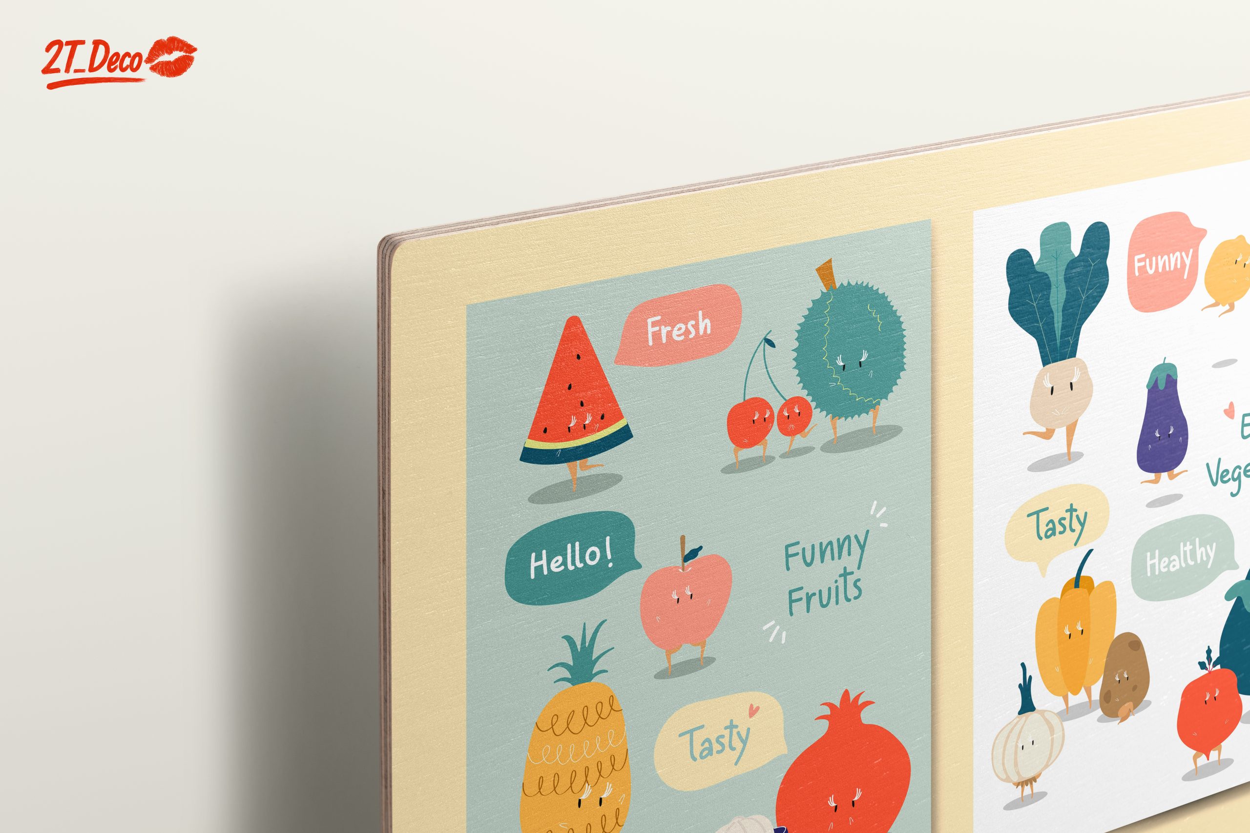 Playful and Cute Food Illustrations - Image 15