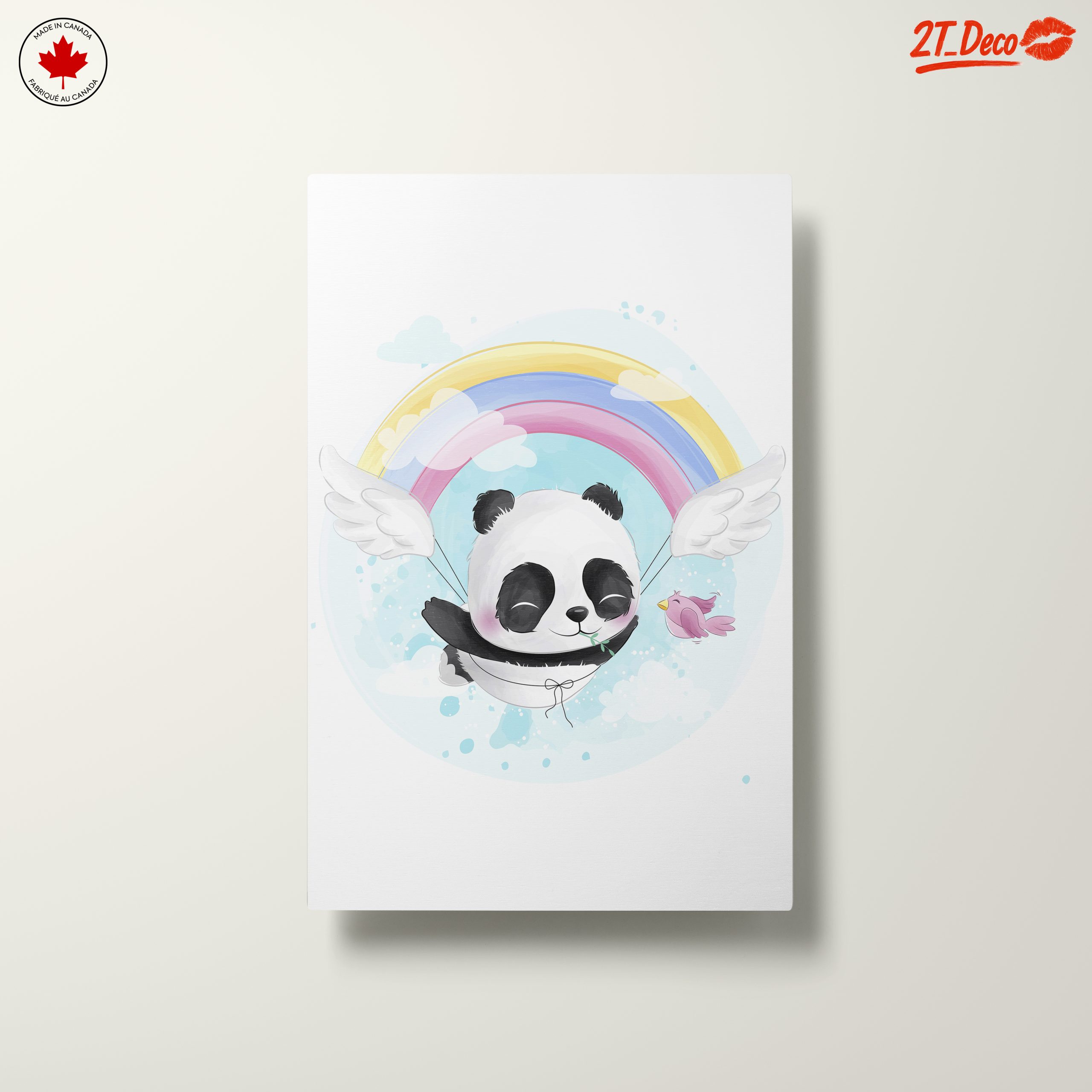 Cute Panda with Rainbow and Wings - Image 10