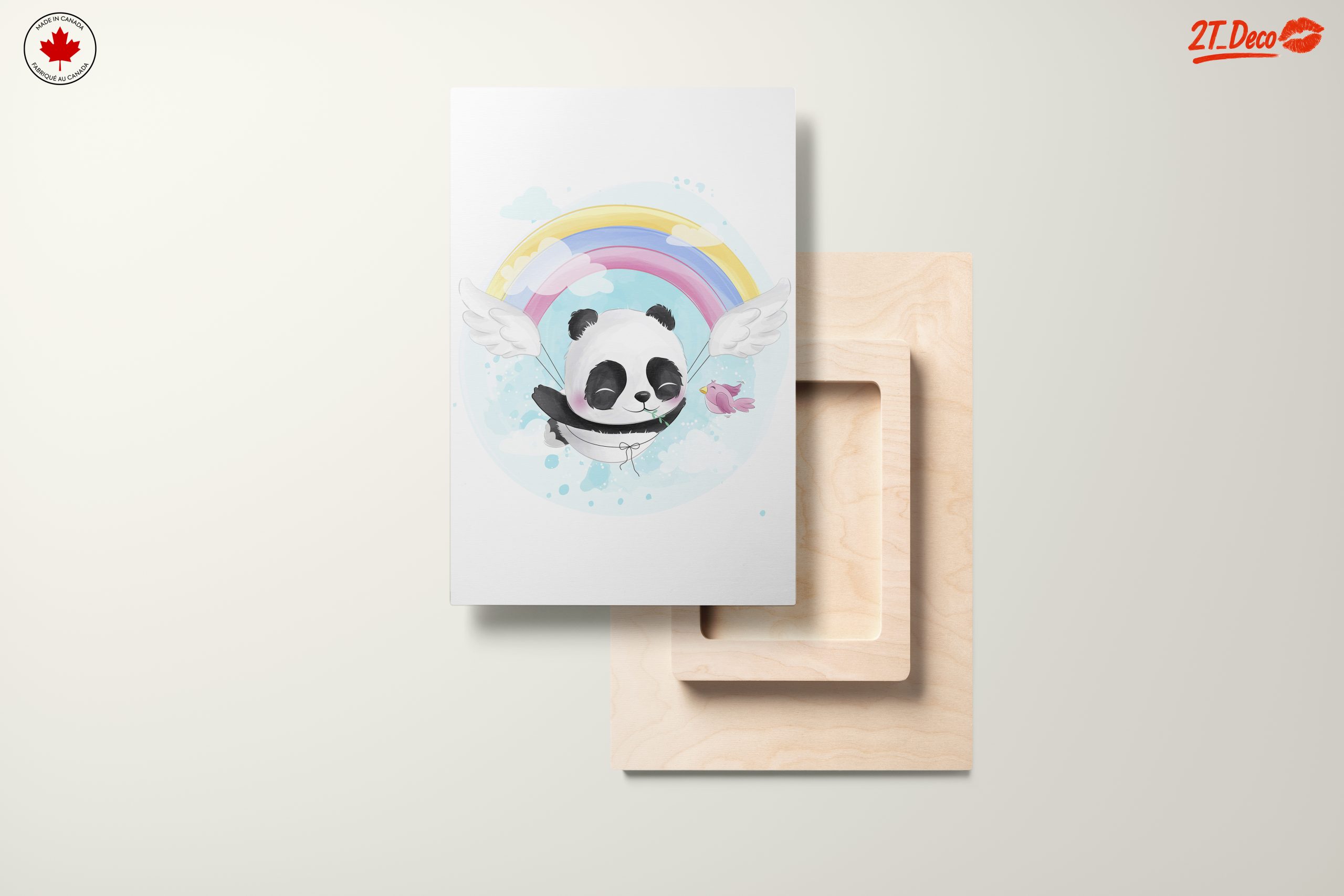 Cute Panda with Rainbow and Wings - Image 11