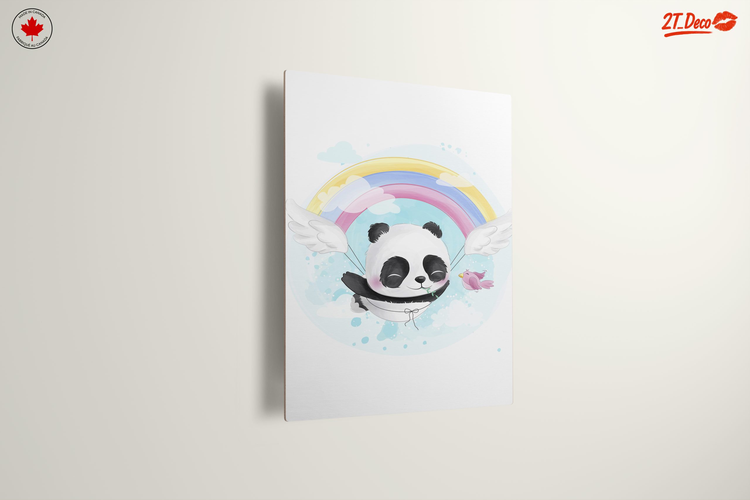 Cute Panda with Rainbow and Wings - Image 13
