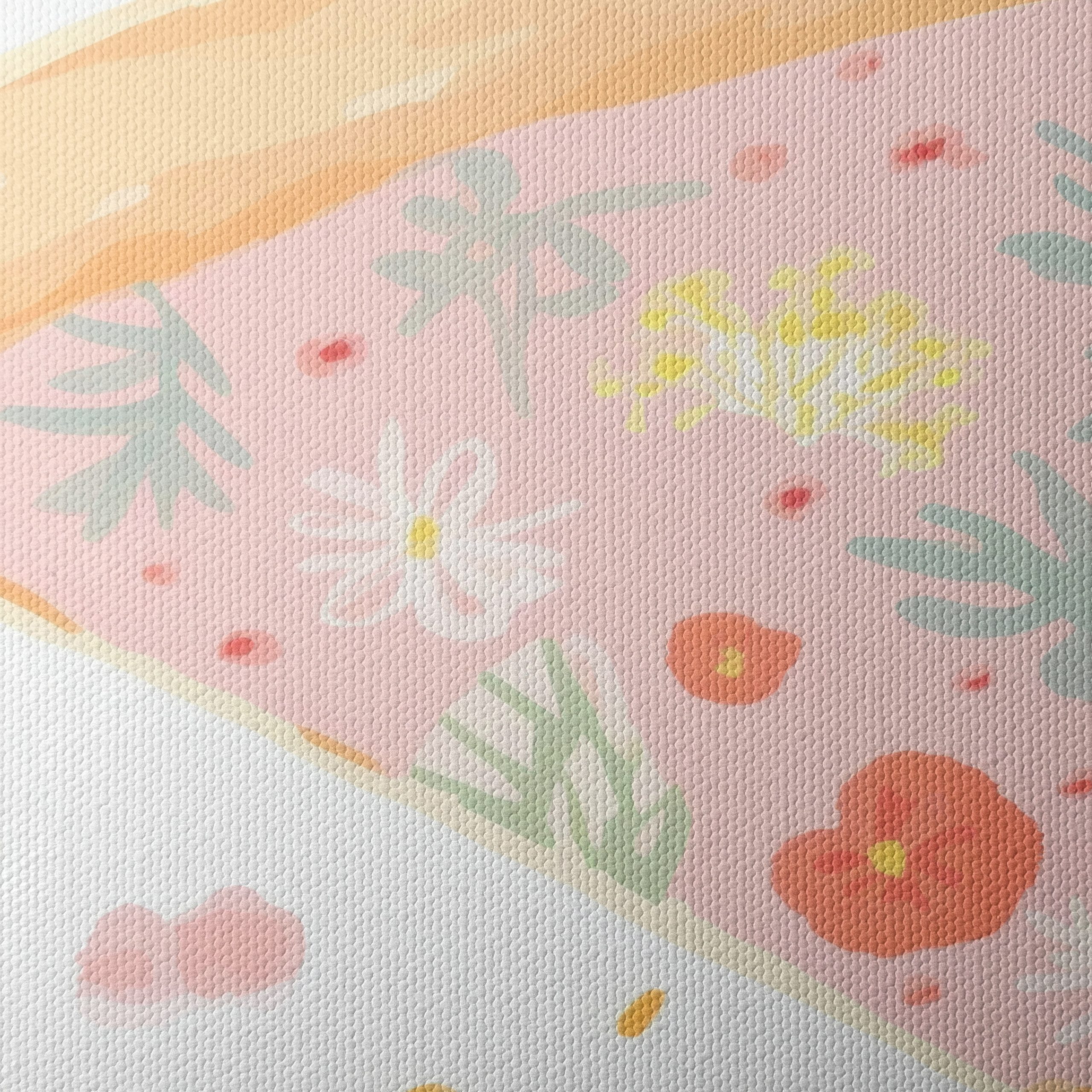 Floral Pizza Slice Artwork - Image 4