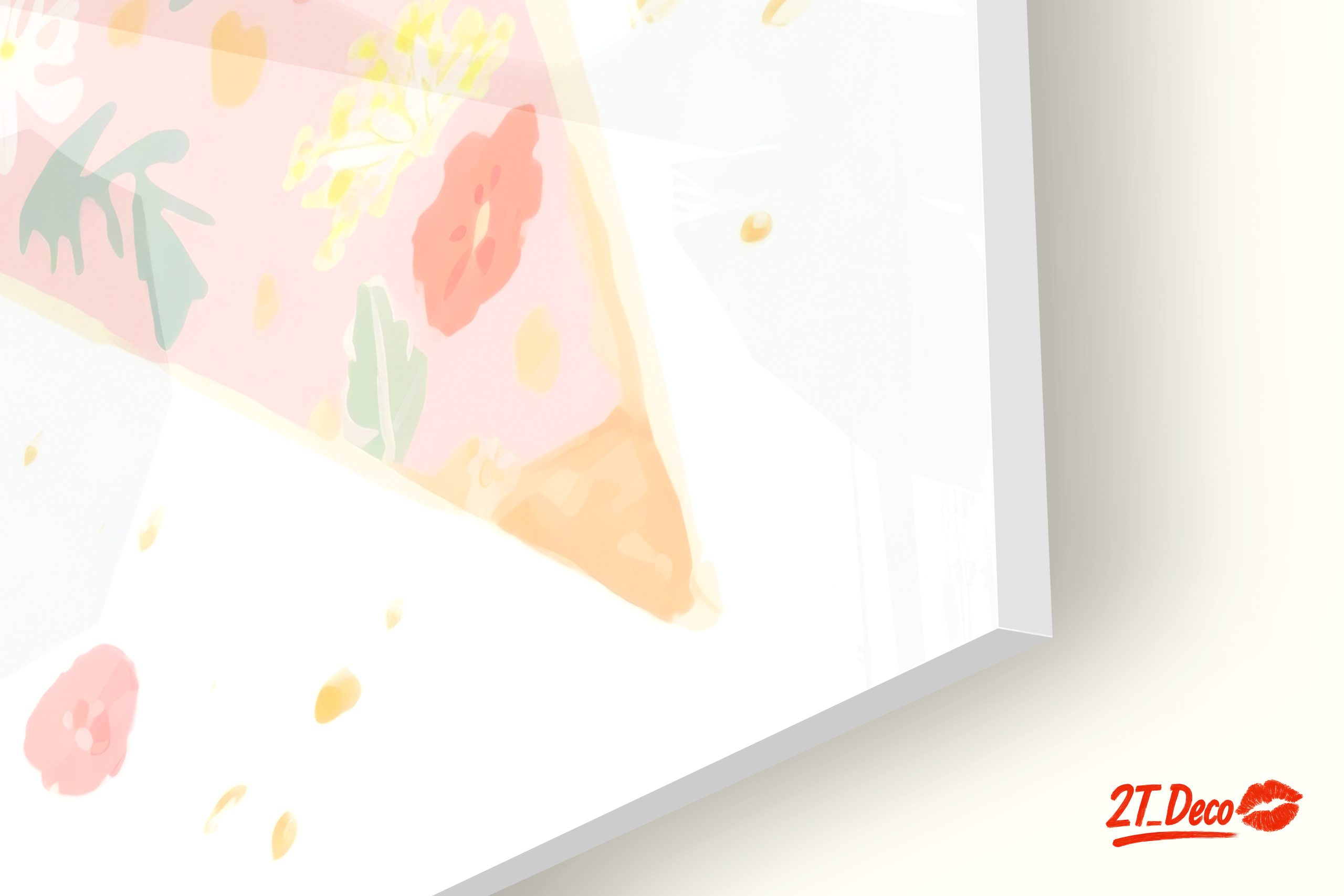 Floral Pizza Slice Artwork - Image 9