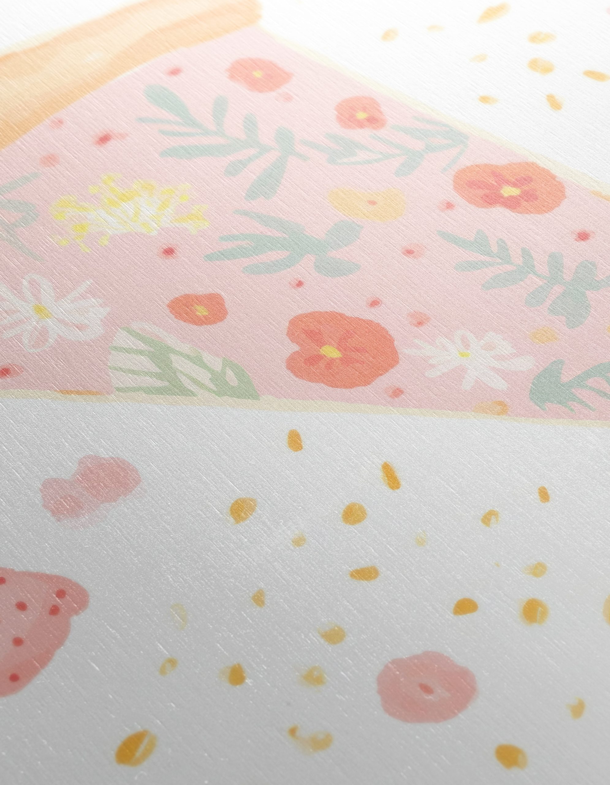 Floral Pizza Slice Artwork - Image 12