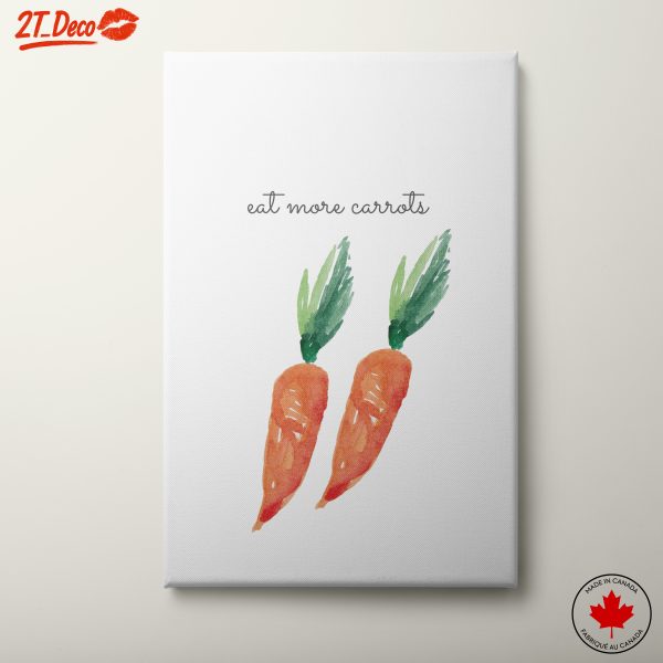 Whimsical Carrot Illustration with Motivational Quote