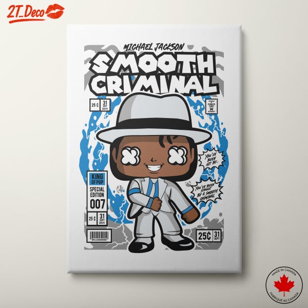 Michael Jackson Smooth Criminal Cartoon Art