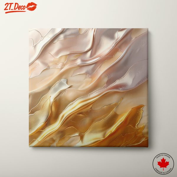 Elegant Abstract Waves in Warm Tones 2