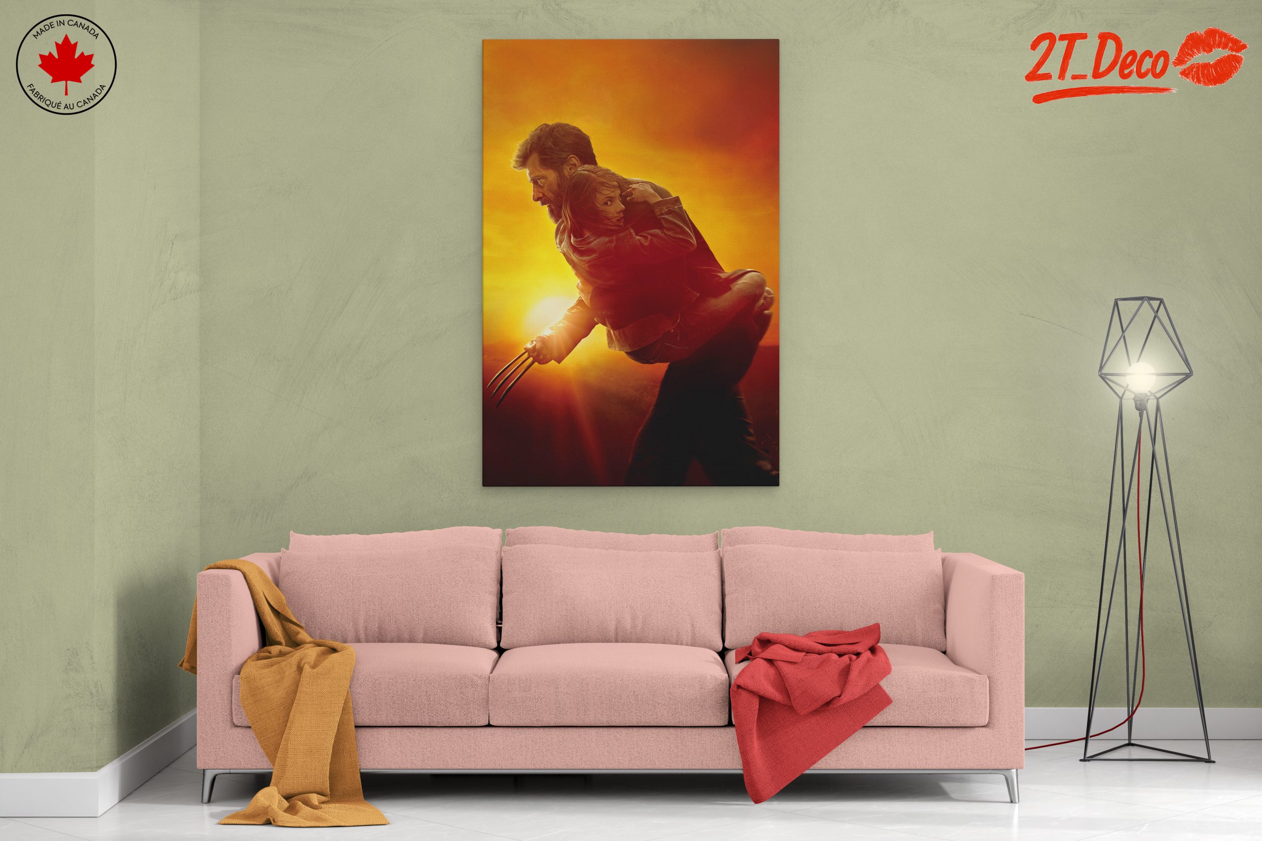 Wolverine and Young Girl in Dramatic Sunset - Image 2