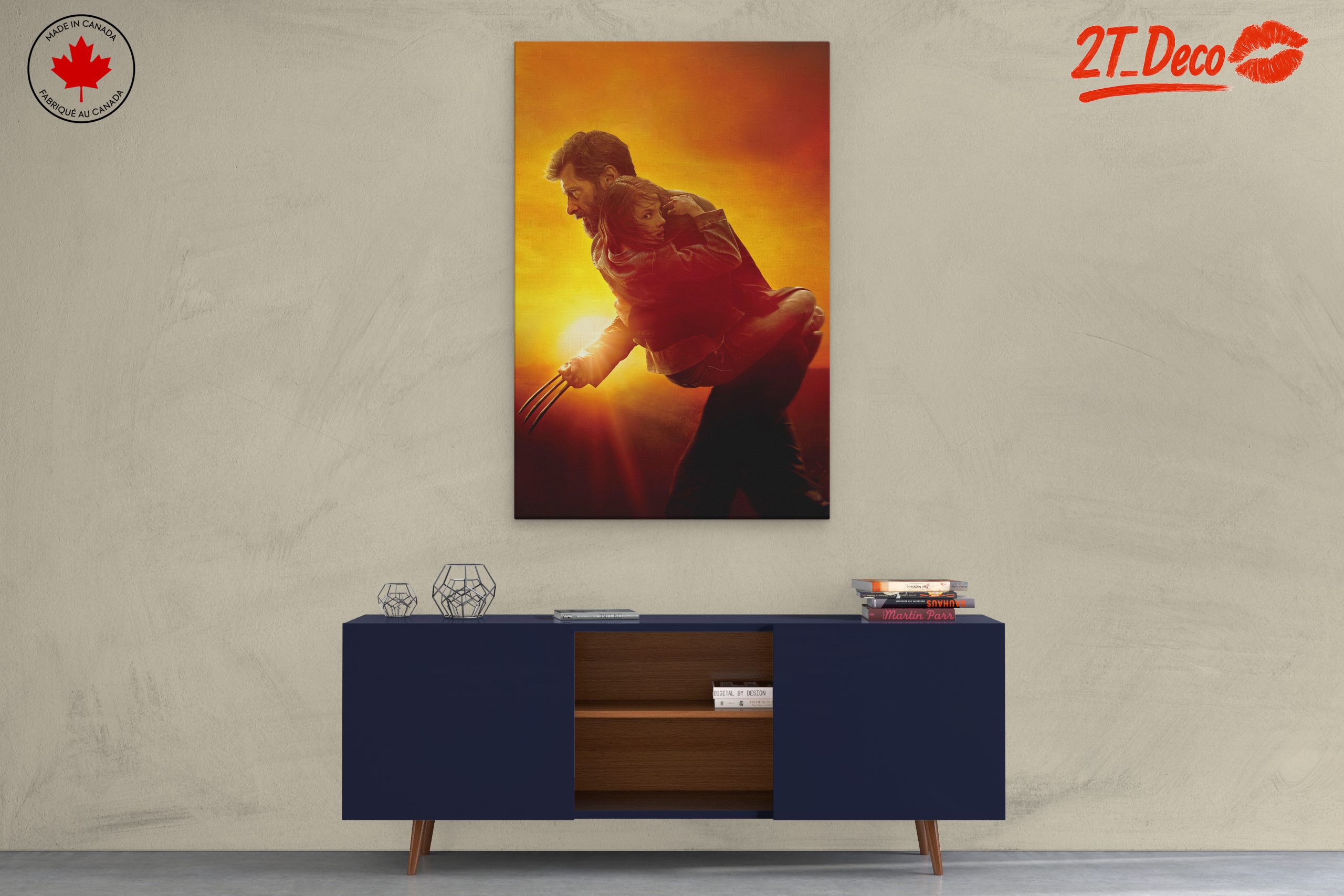 Wolverine and Young Girl in Dramatic Sunset - Image 3