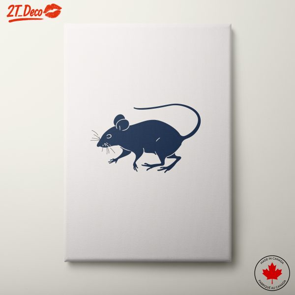 Stylized Cute Mouse Art for Playful Decor