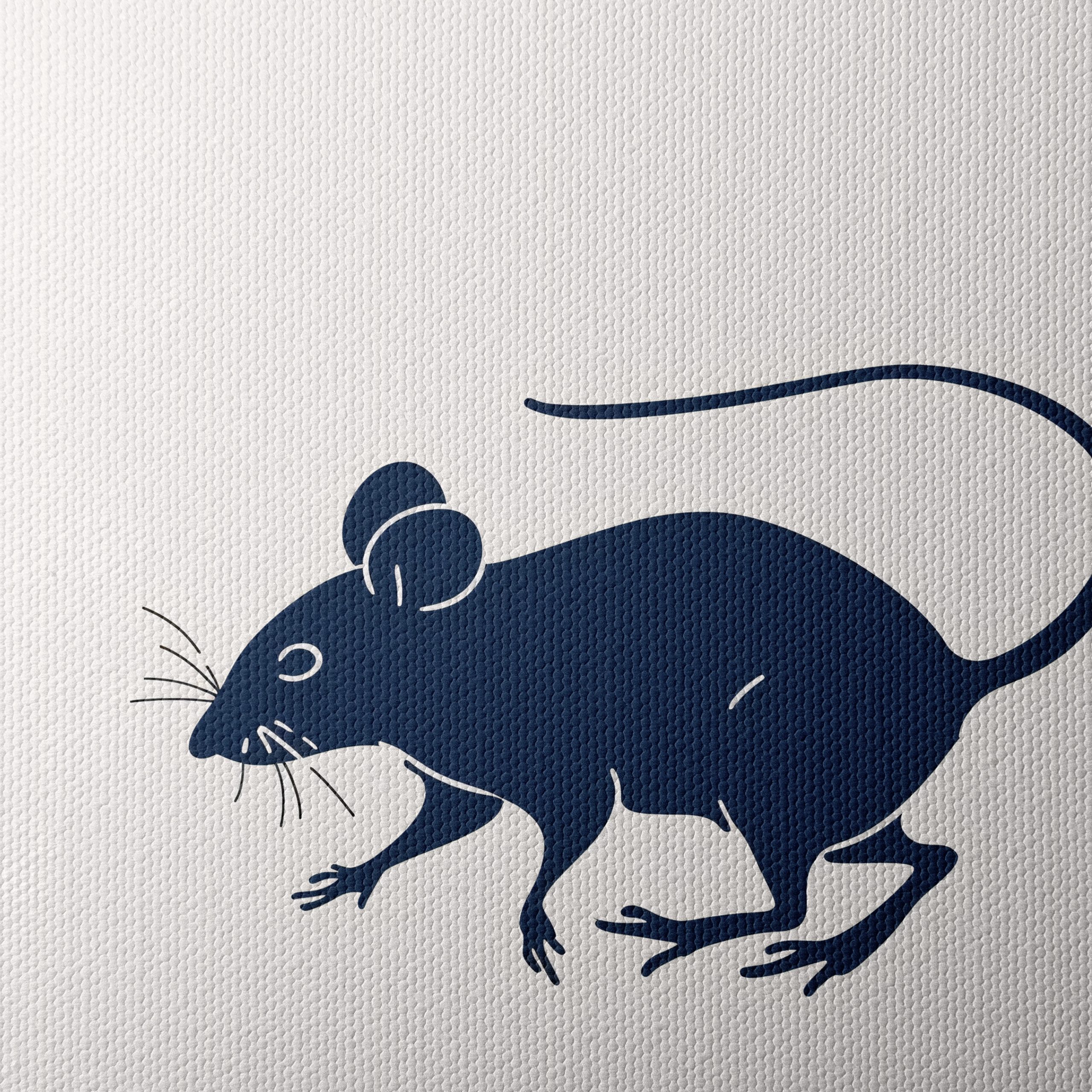 Stylized Cute Mouse Art for Playful Decor - Image 4