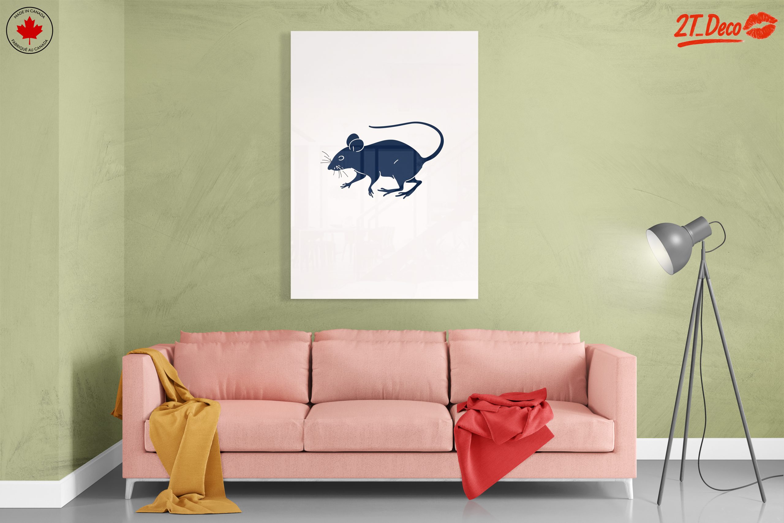 Stylized Cute Mouse Art for Playful Decor - Image 7