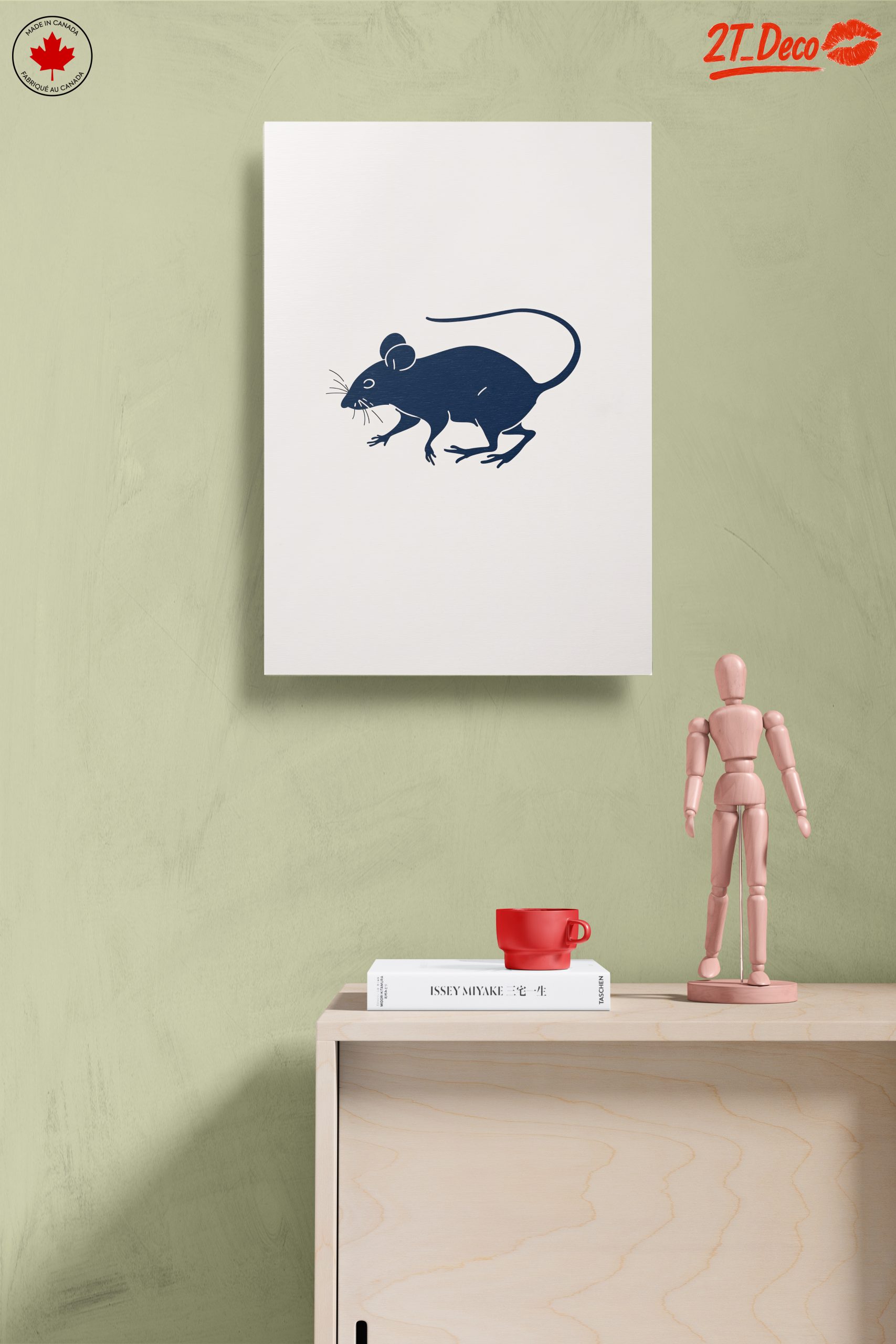 Stylized Cute Mouse Art for Playful Decor - Image 14