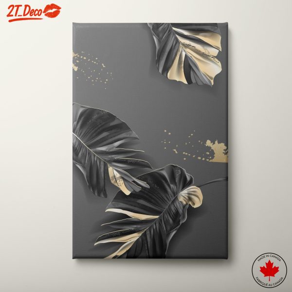 Stylized Botanical Abstract Leaves
