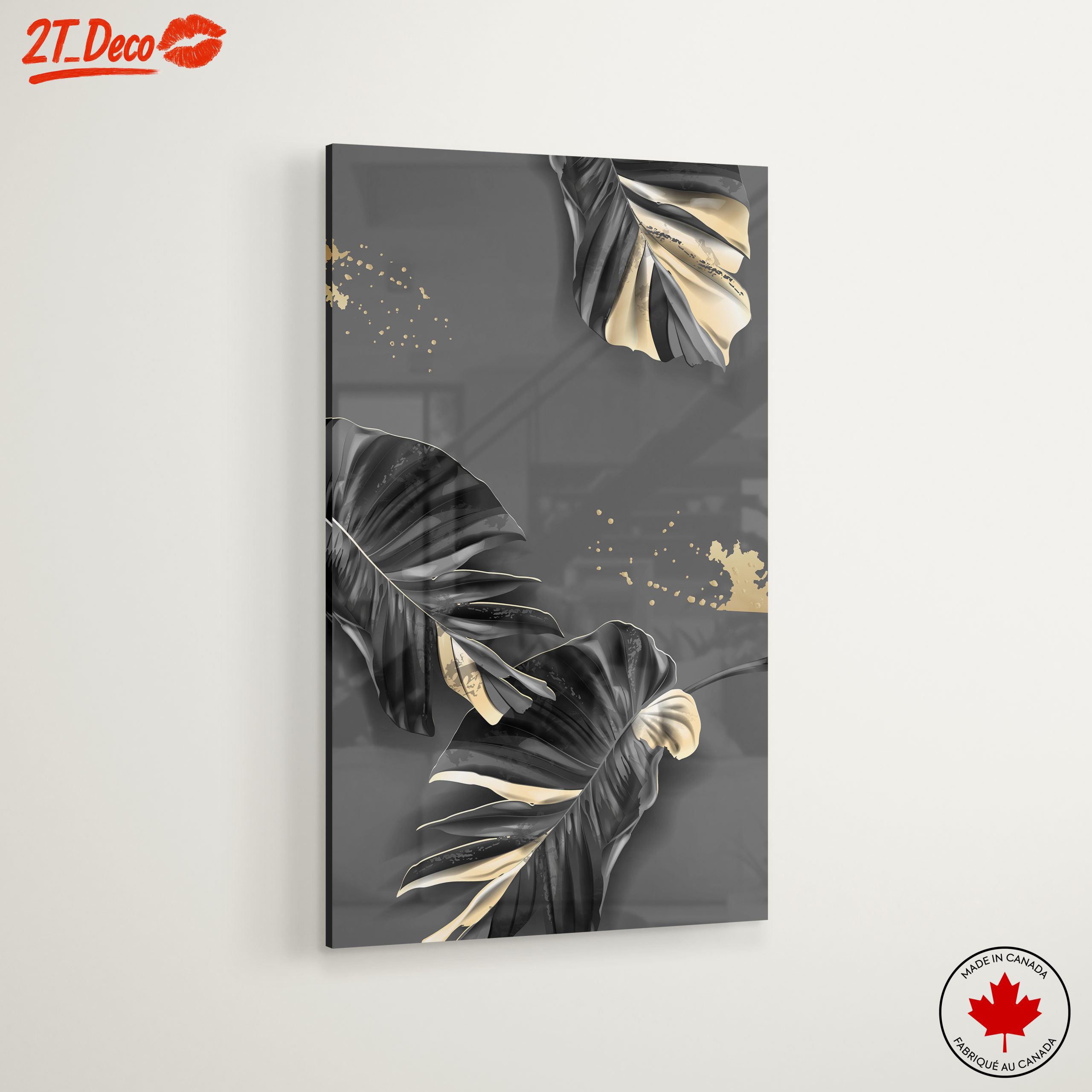 Stylized Botanical Abstract Leaves - Image 6