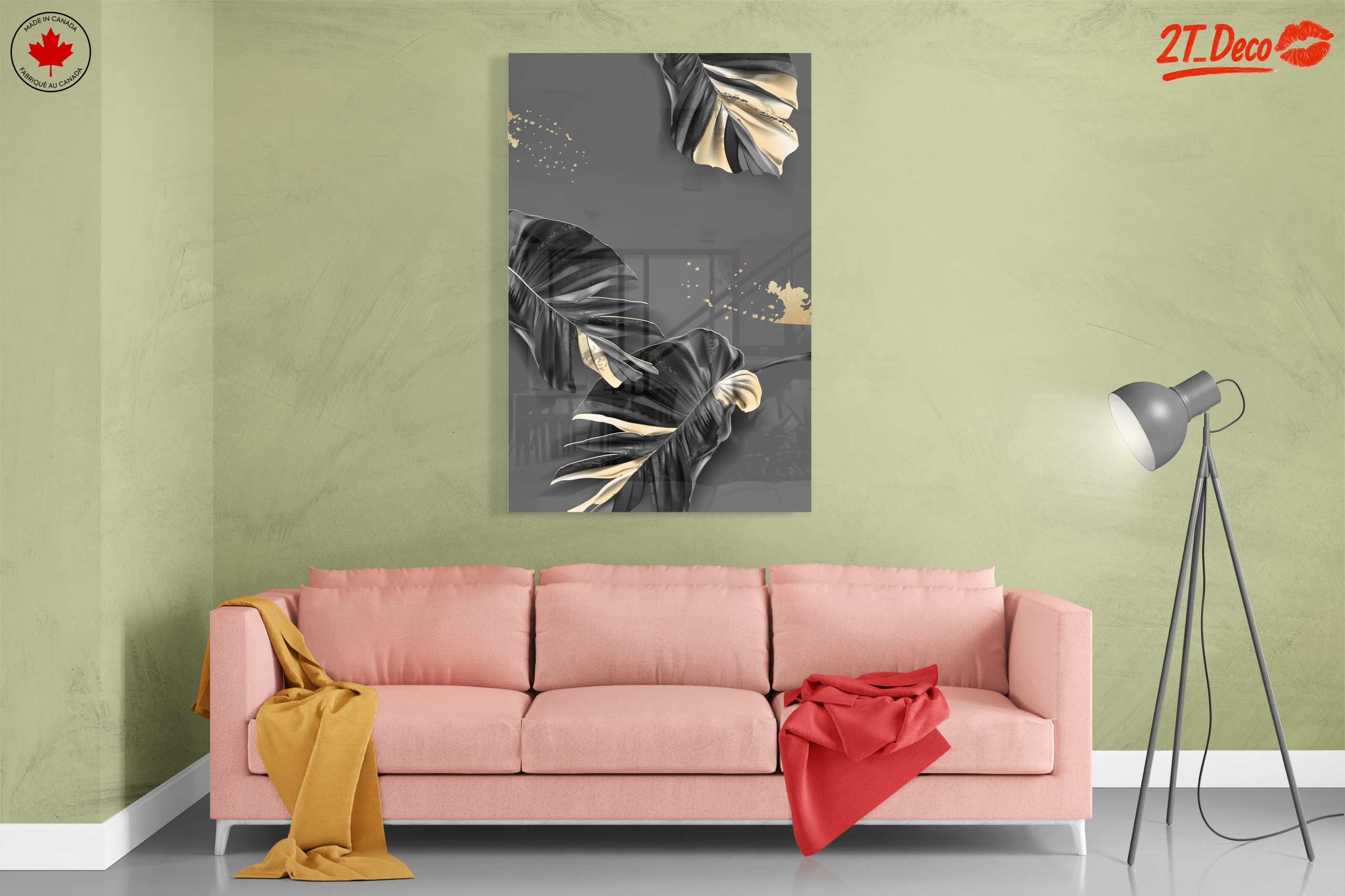 Stylized Botanical Abstract Leaves - Image 7