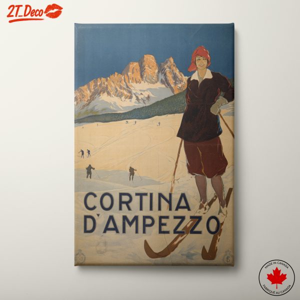 Skiing in Cortina d'Ampezzo Mountains