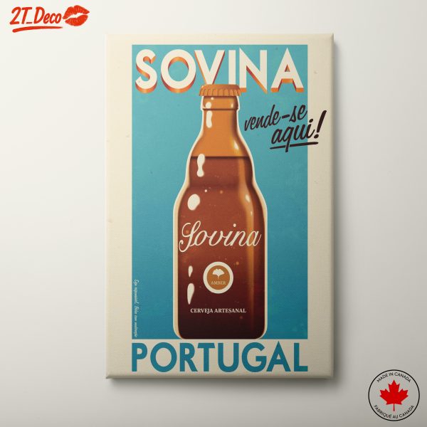 Sovina Amber Beer Vintage Advertisement