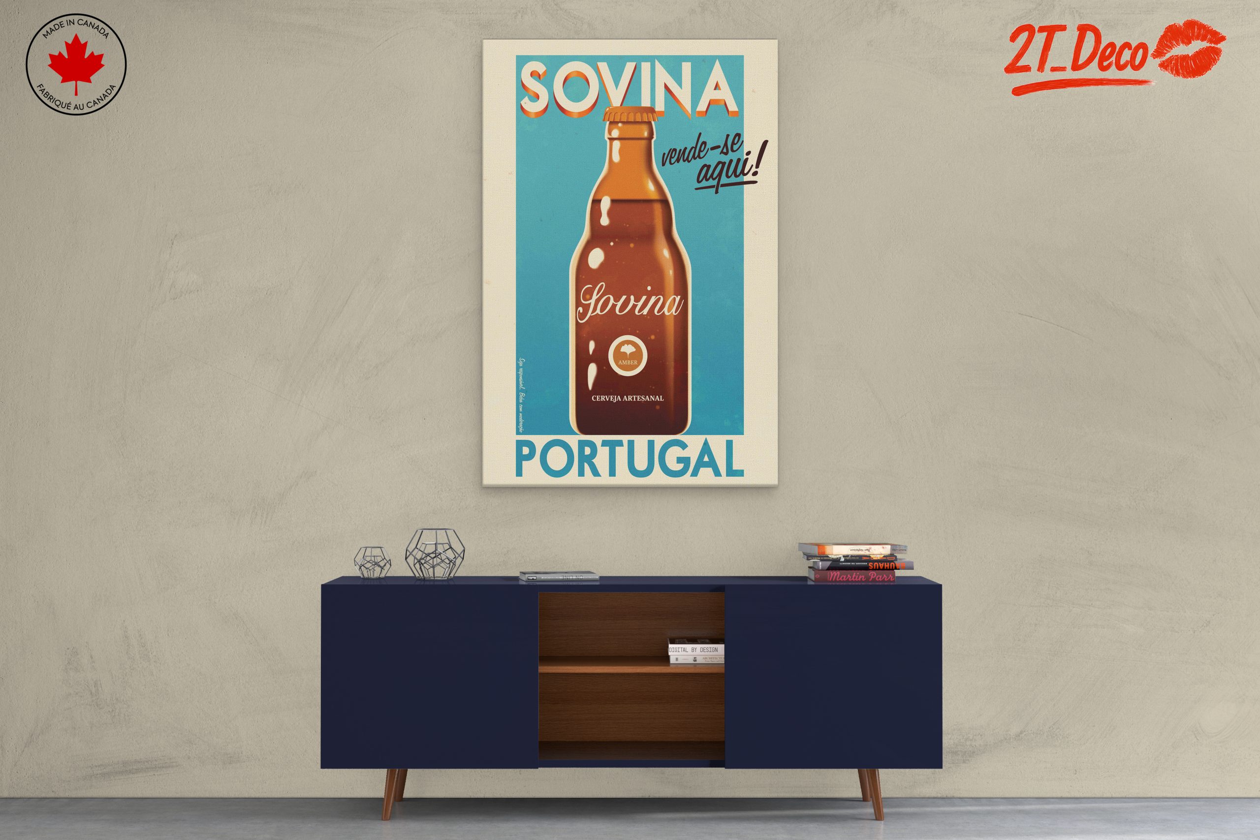Sovina Amber Beer Vintage Advertisement - Image 3
