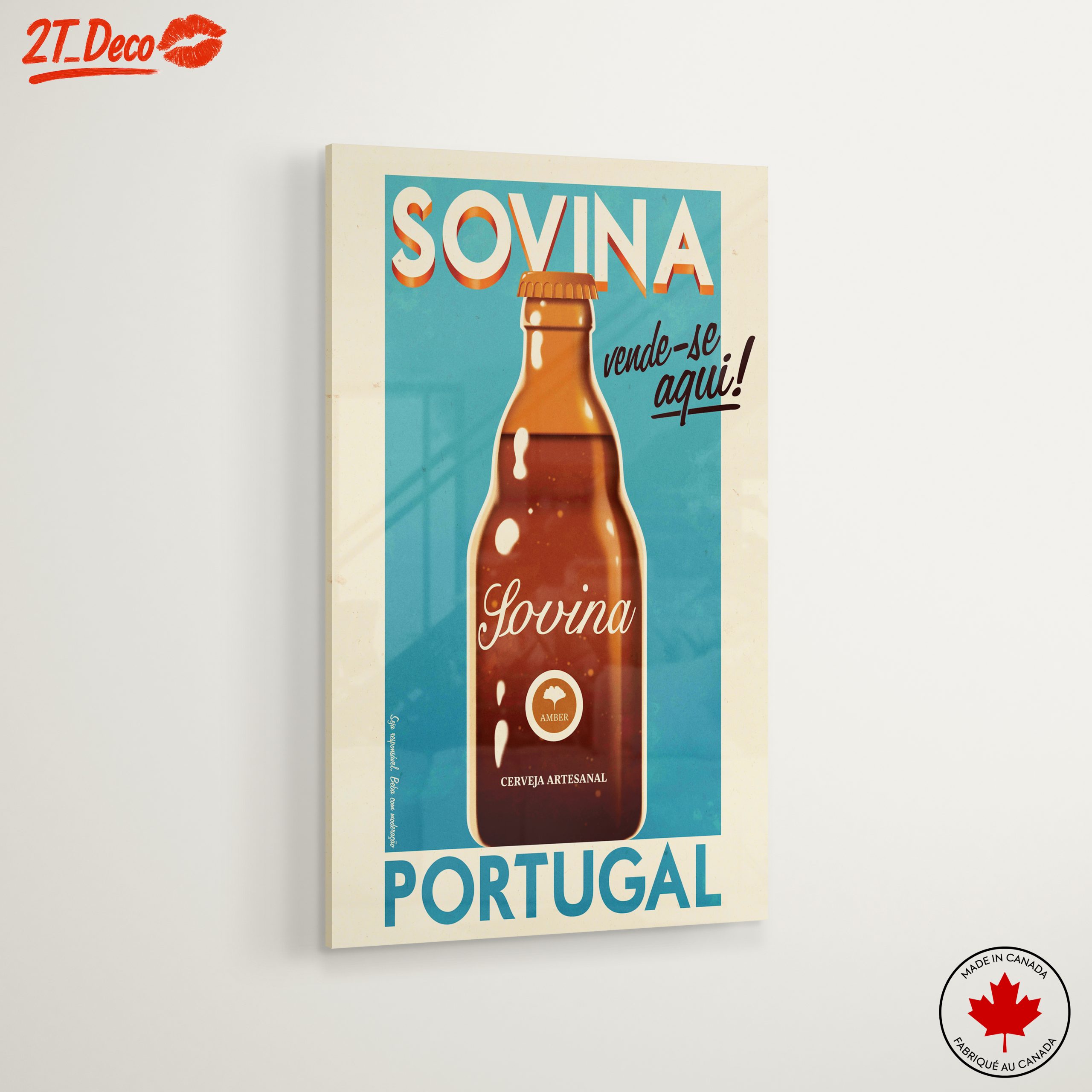 Sovina Amber Beer Vintage Advertisement - Image 6