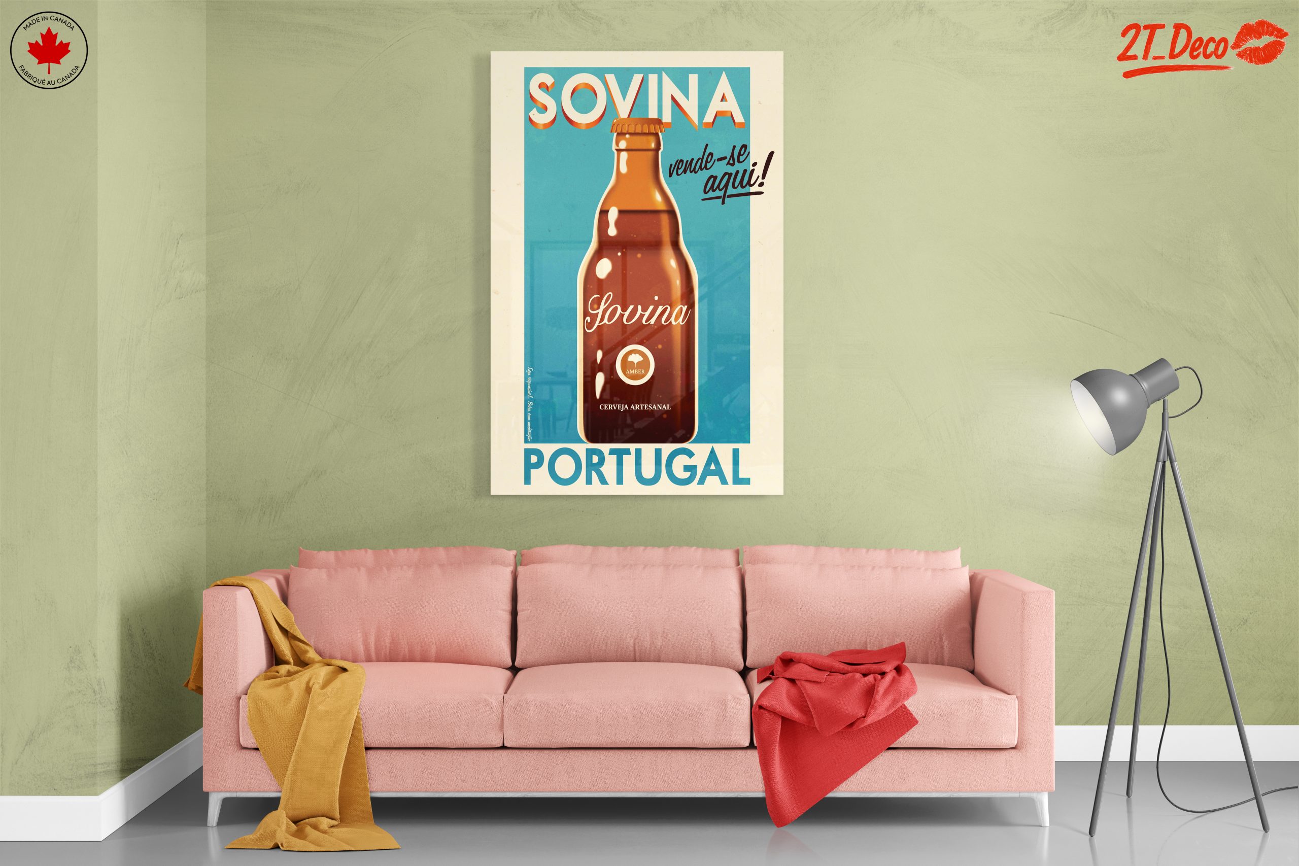 Sovina Amber Beer Vintage Advertisement - Image 7