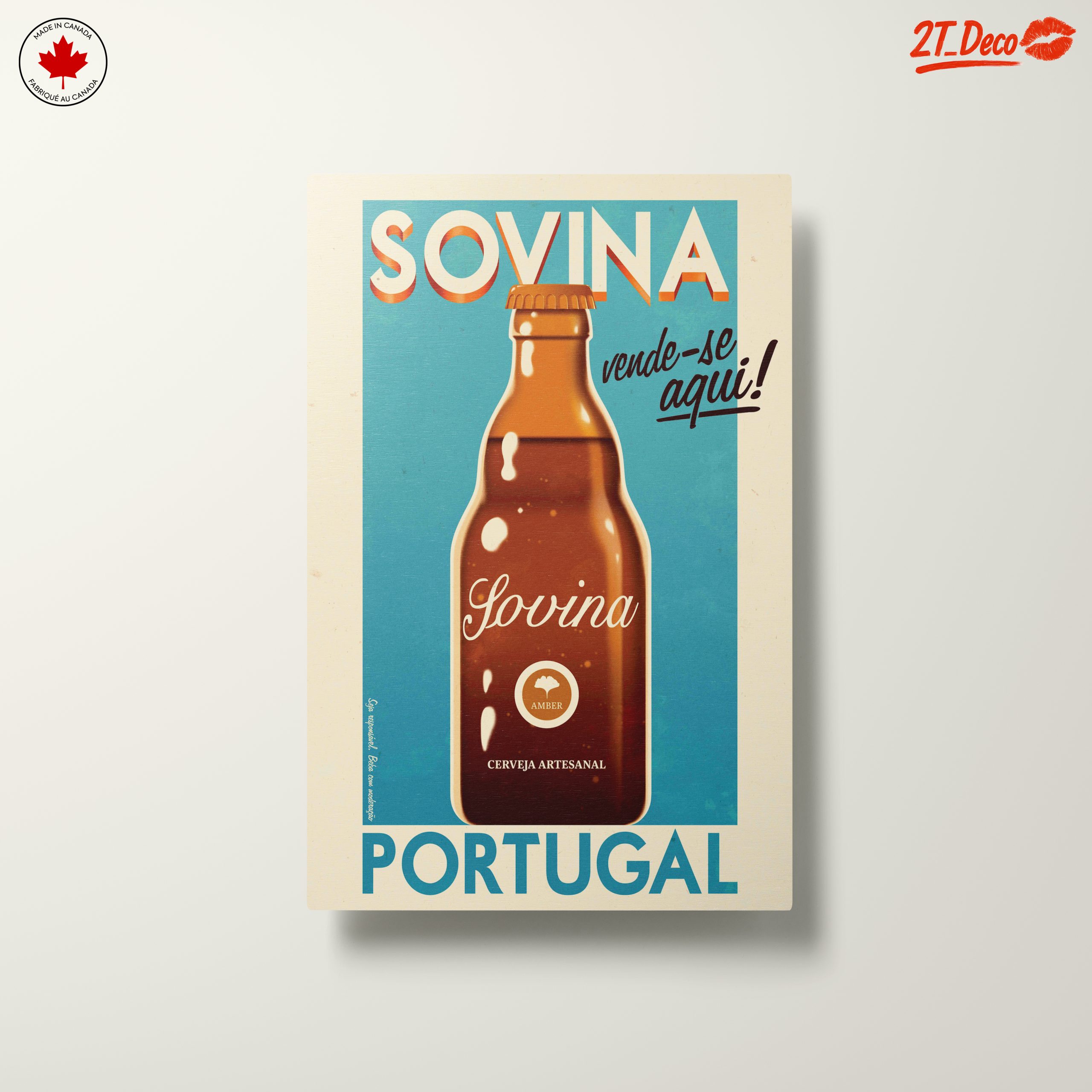 Sovina Amber Beer Vintage Advertisement - Image 10