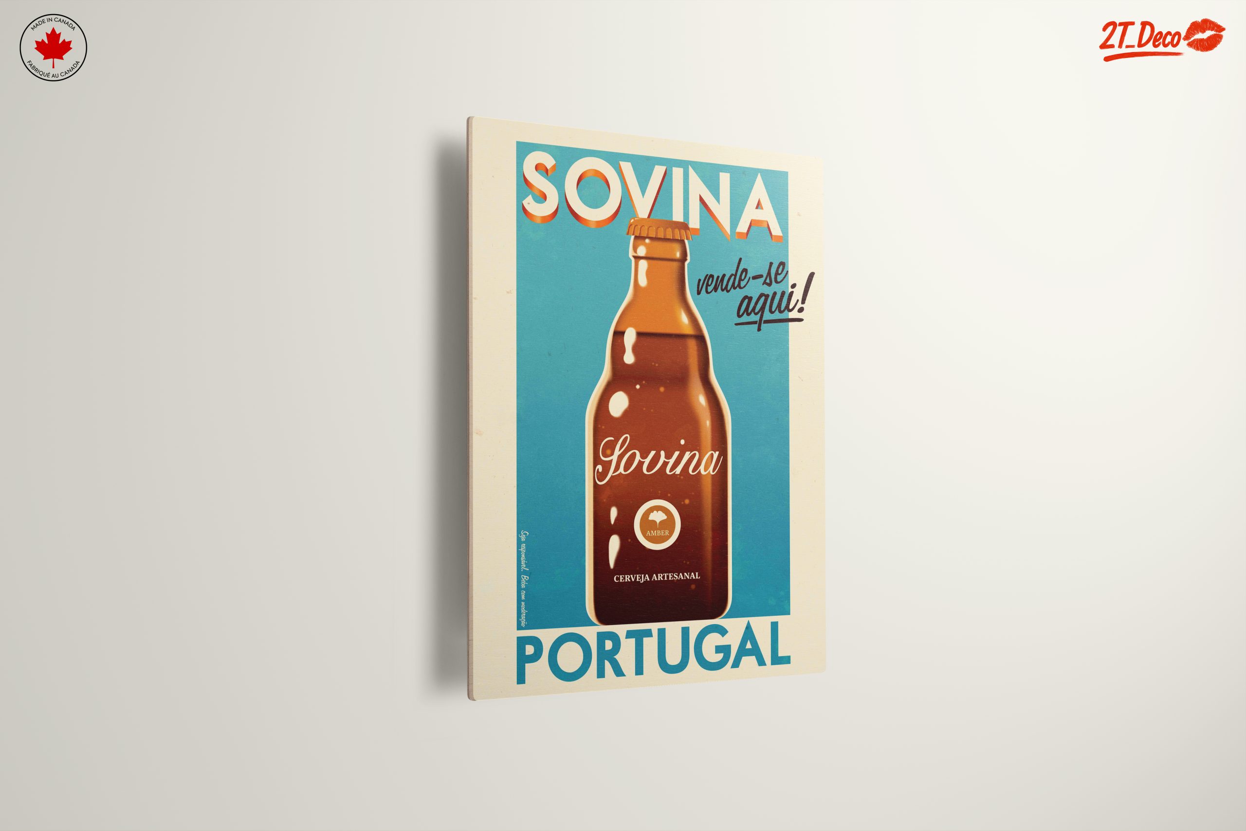 Sovina Amber Beer Vintage Advertisement - Image 13