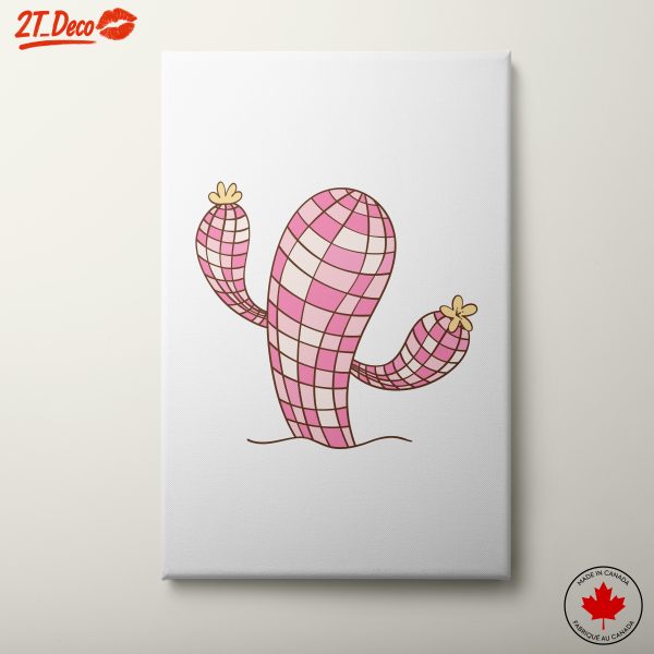 Whimsical Cactus Character Art