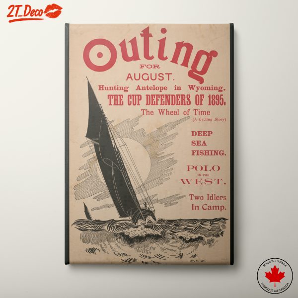 Sailing Adventure Landscape Artwork