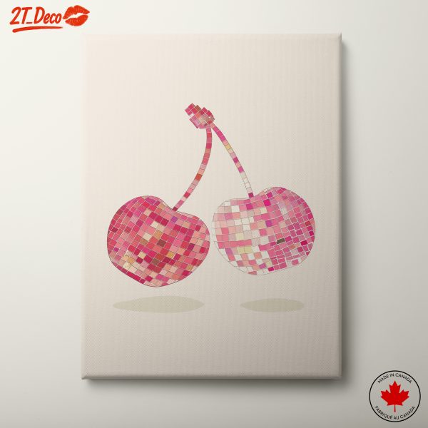 Vibrant Pop Art Cherry Design