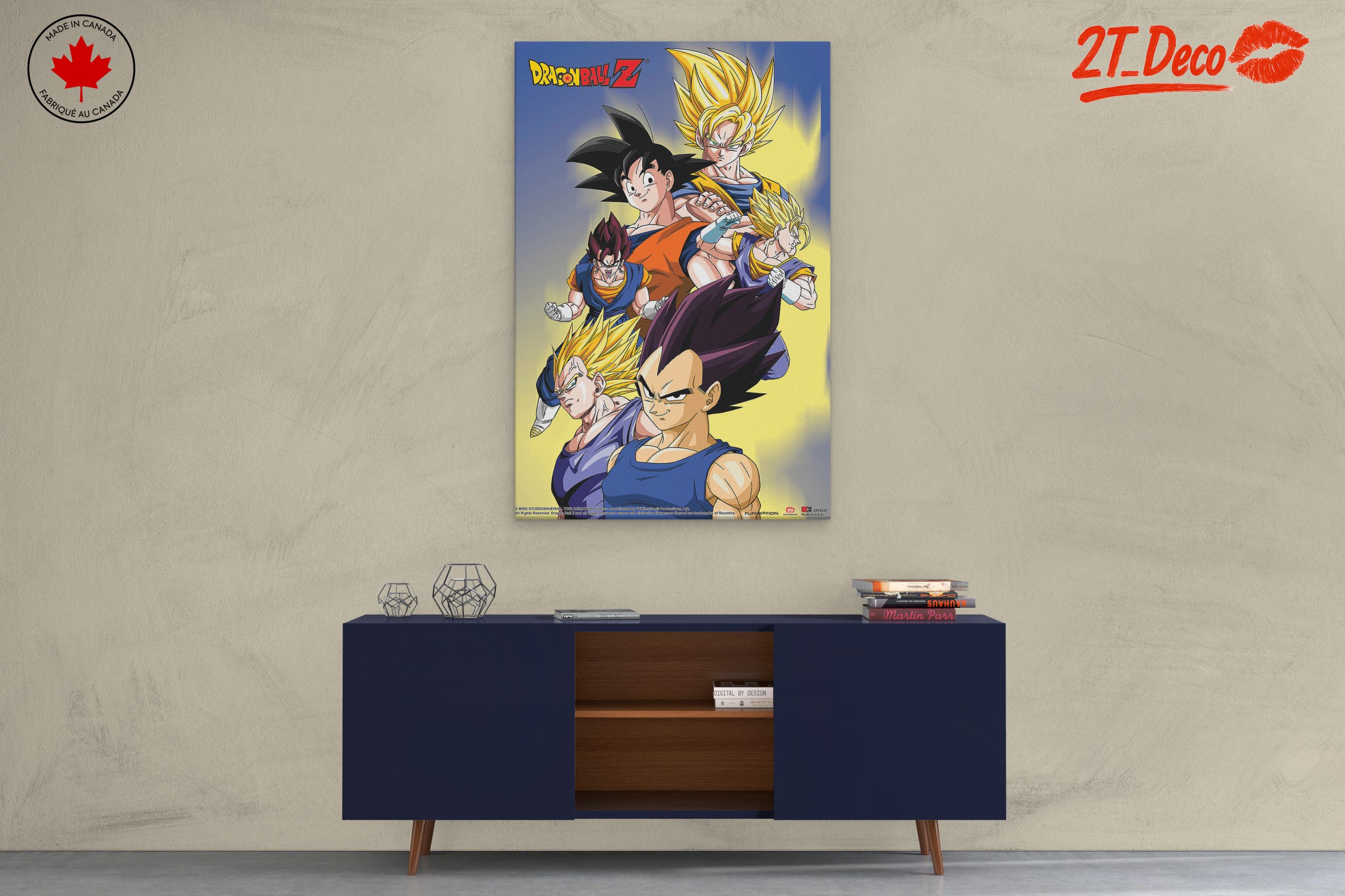 Dynamic Dragon Ball Character Wall Art - Image 3