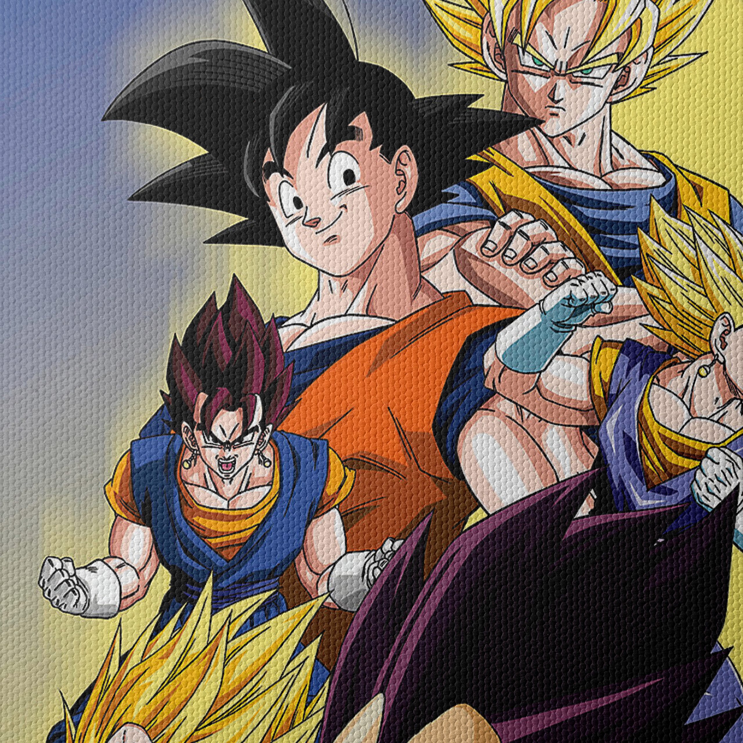 Dynamic Dragon Ball Character Wall Art - Image 4