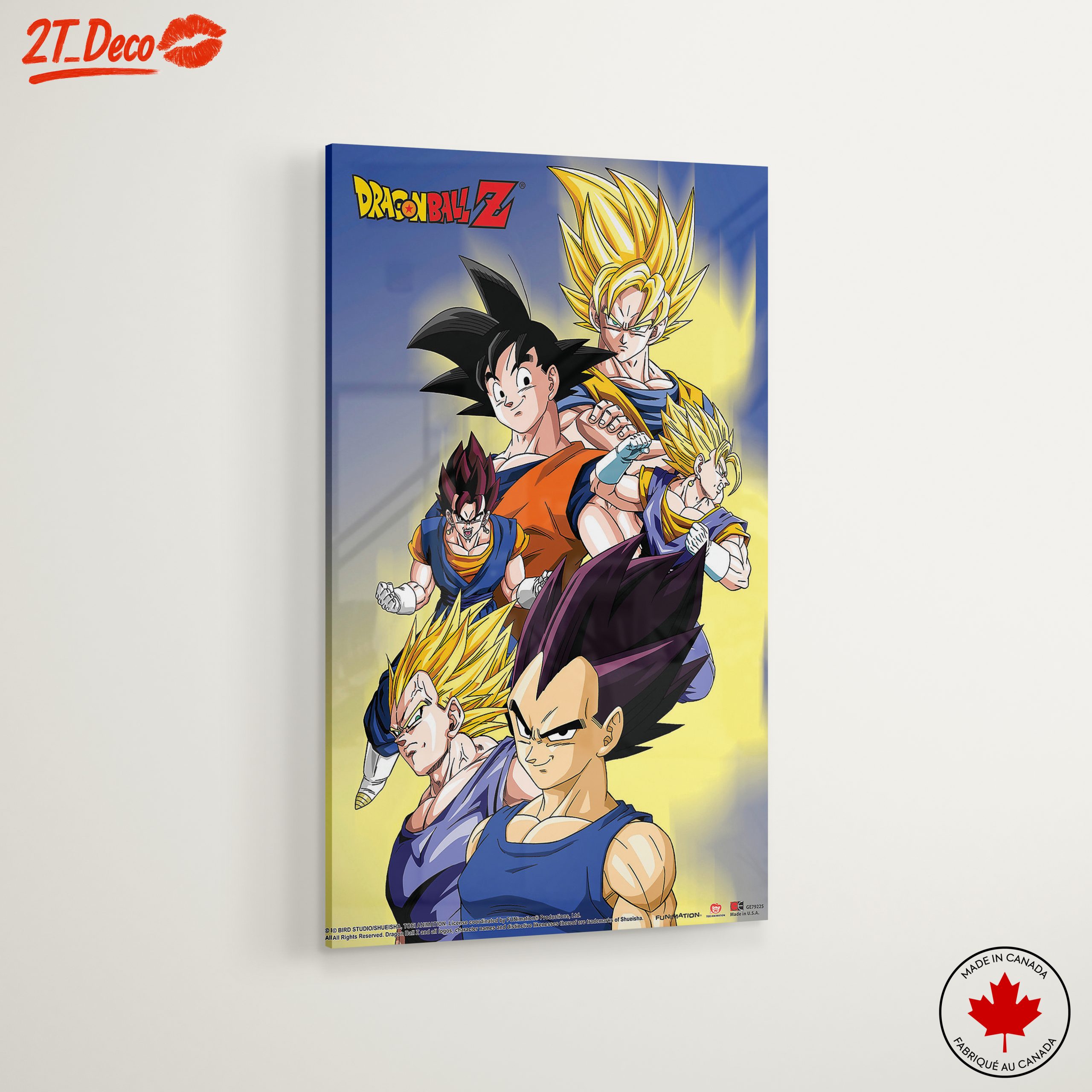 Dynamic Dragon Ball Character Wall Art - Image 6