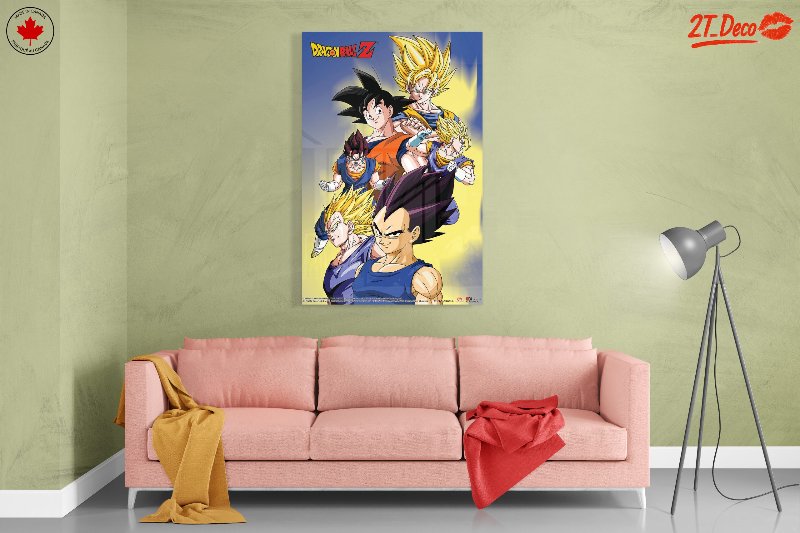 Dynamic Dragon Ball Character Wall Art - Image 7