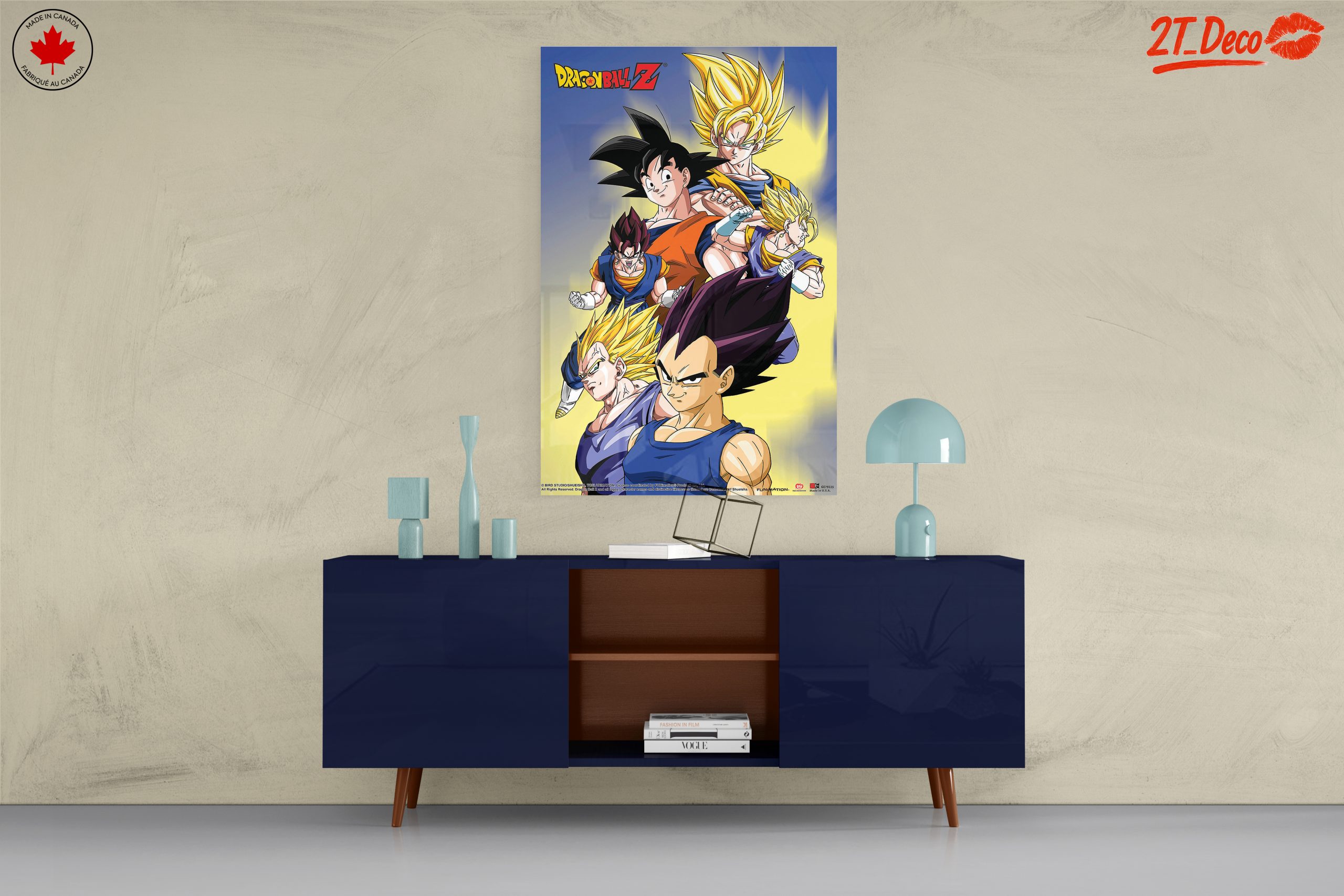 Dynamic Dragon Ball Character Wall Art - Image 8