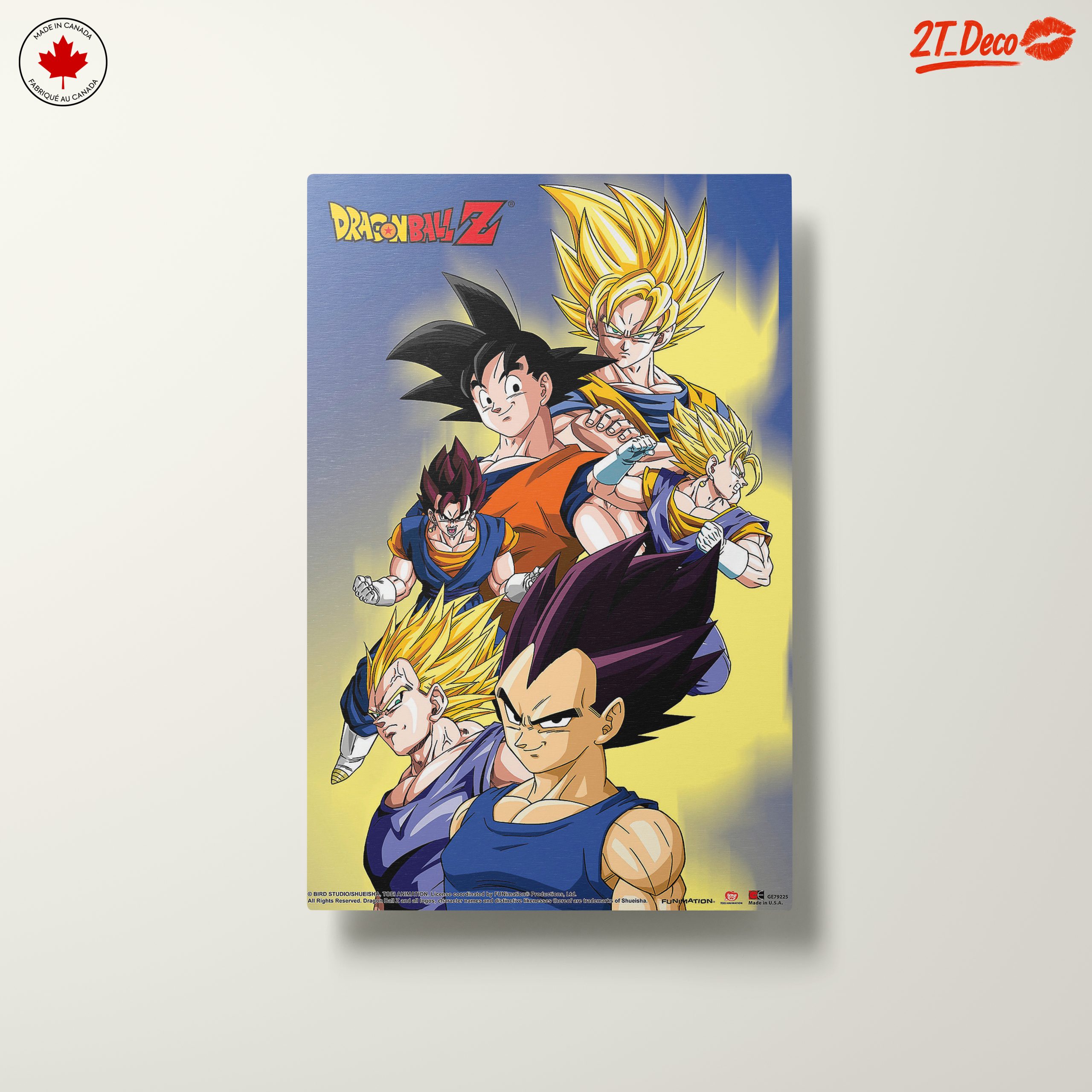 Dynamic Dragon Ball Character Wall Art - Image 10