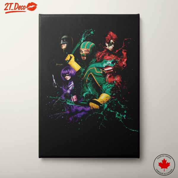 DC Comics Inspired Kick Ass Superhero Art