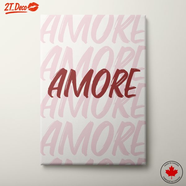 Amore Inspirational Quote Art