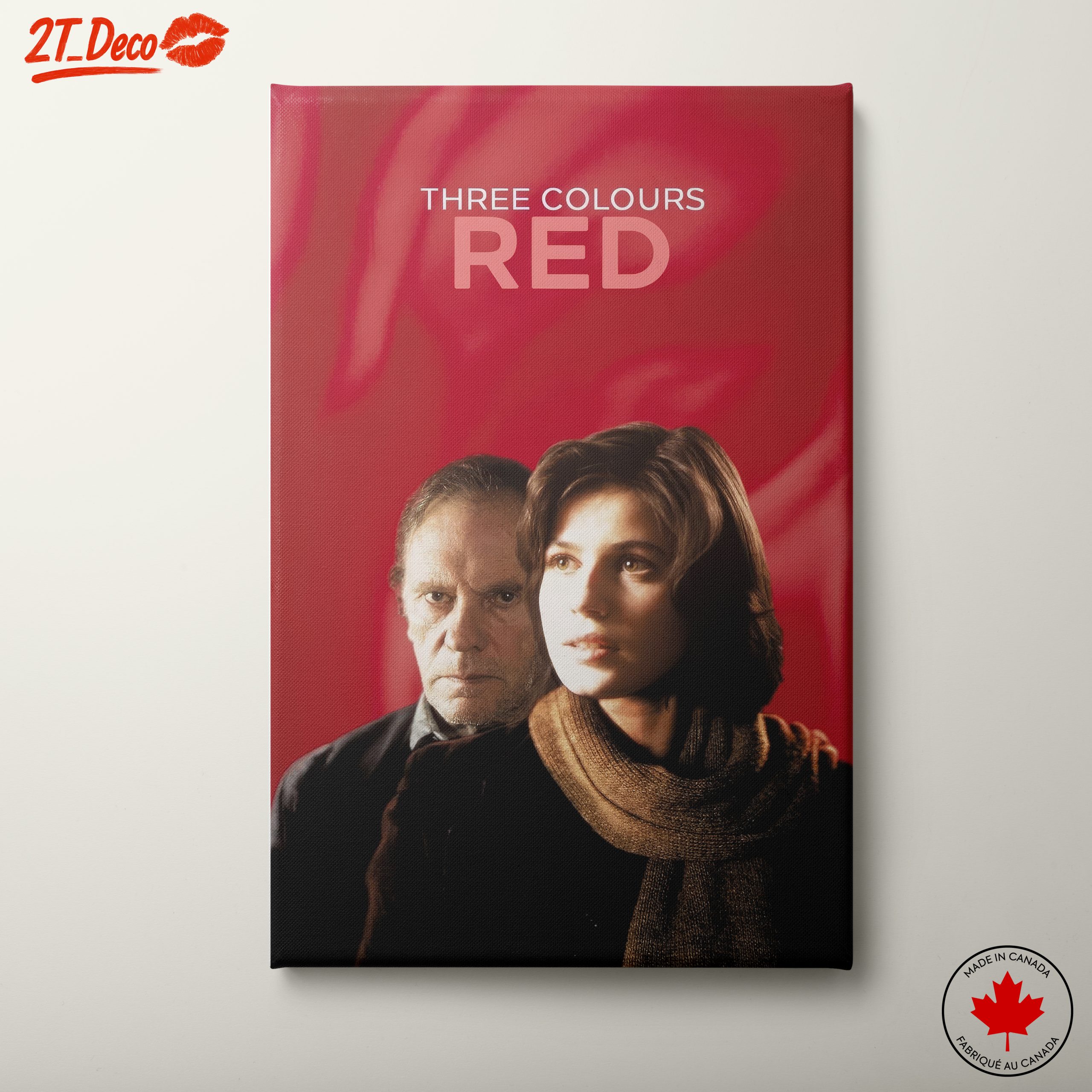 Three Colours Red Film Art