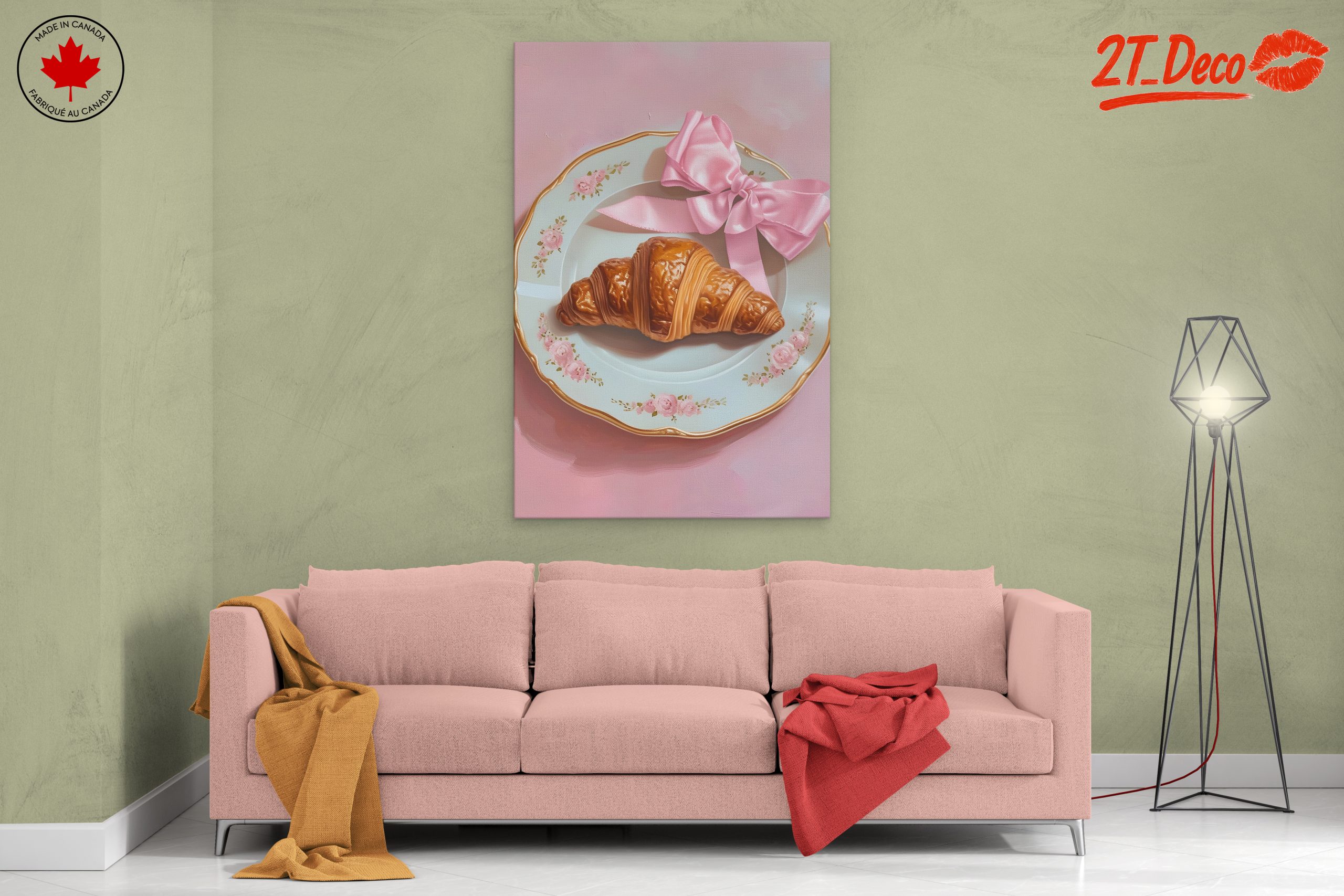 Elegant Food Still Life with Croissant - Image 2