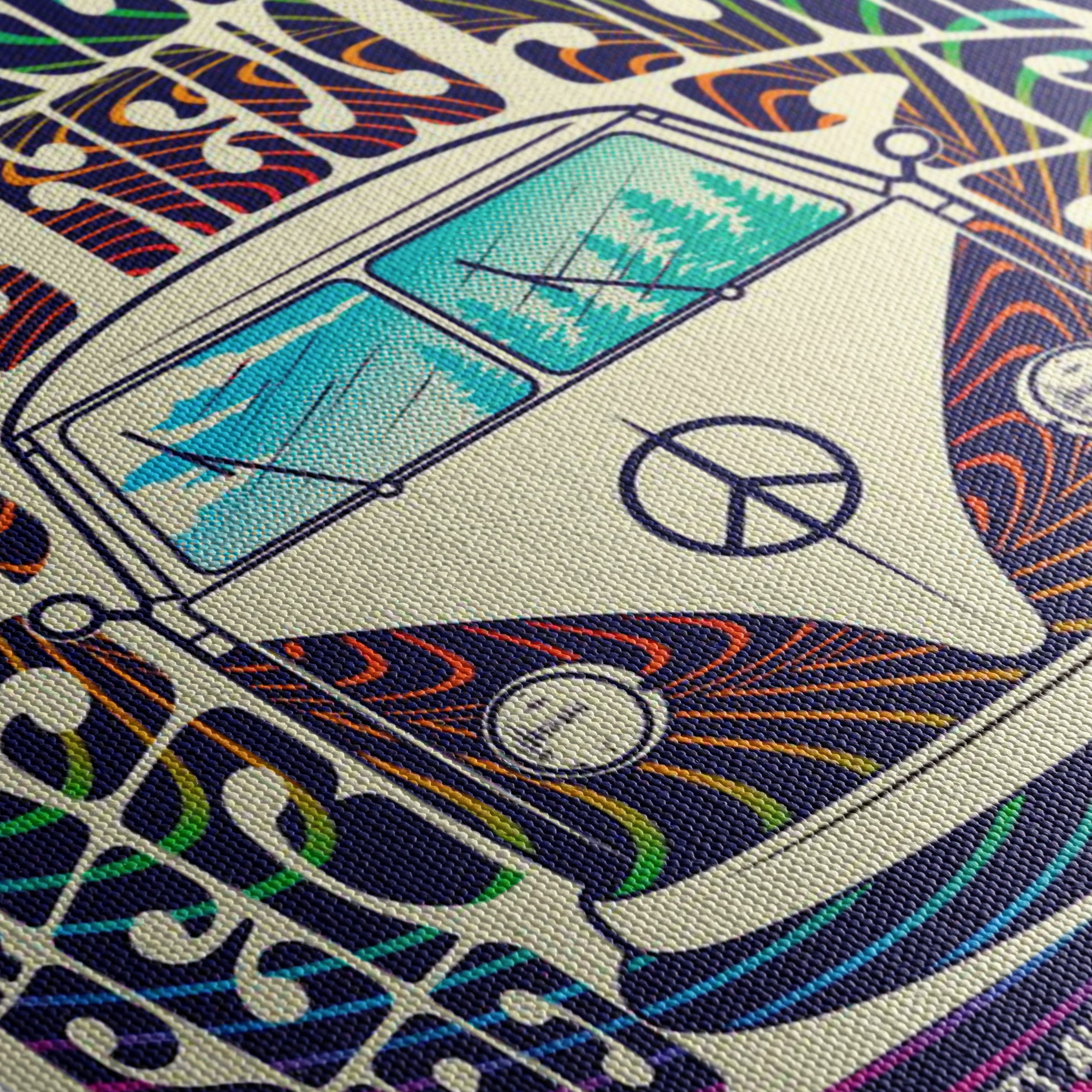 Vibrant Retro Music Festival Poster Art - Image 5