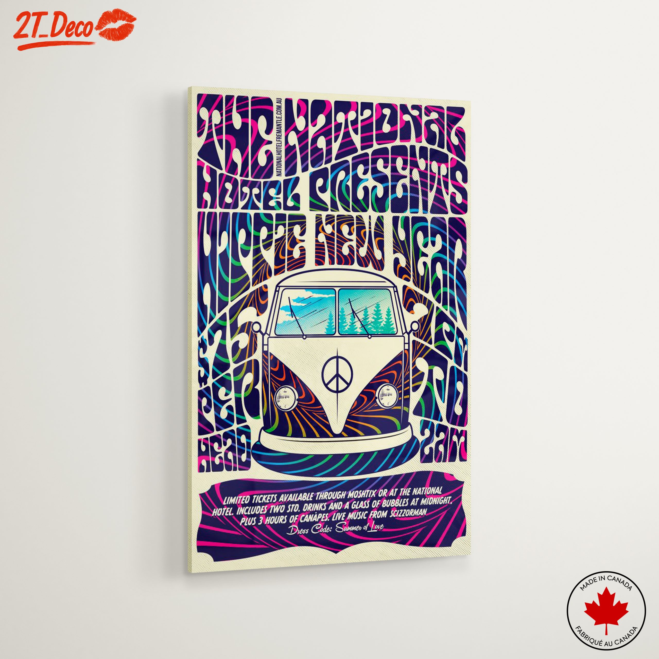 Vibrant Retro Music Festival Poster Art - Image 6
