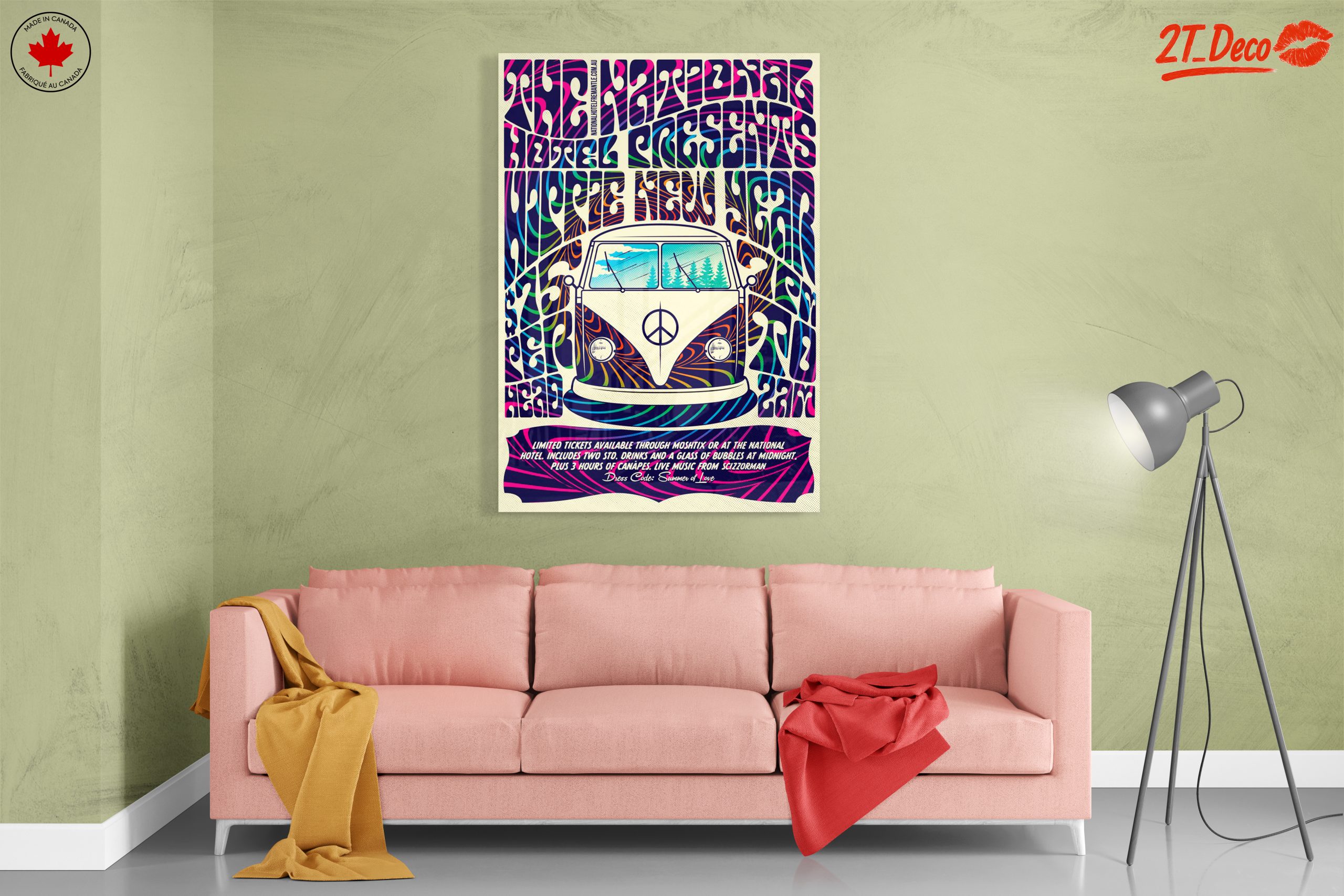 Vibrant Retro Music Festival Poster Art - Image 7