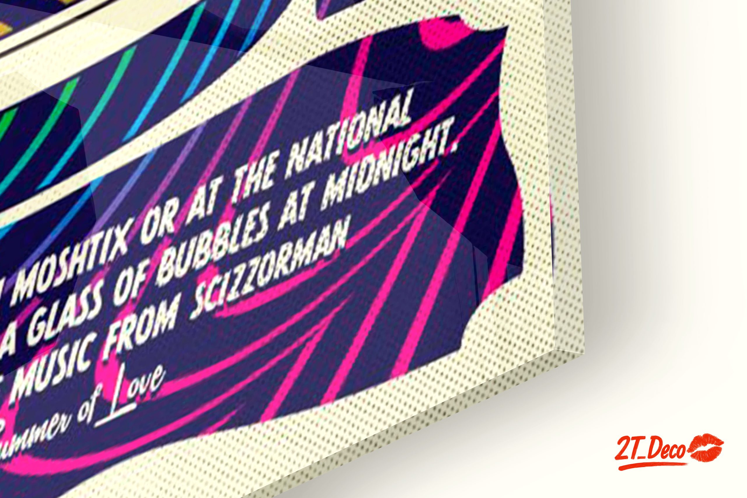 Vibrant Retro Music Festival Poster Art - Image 9