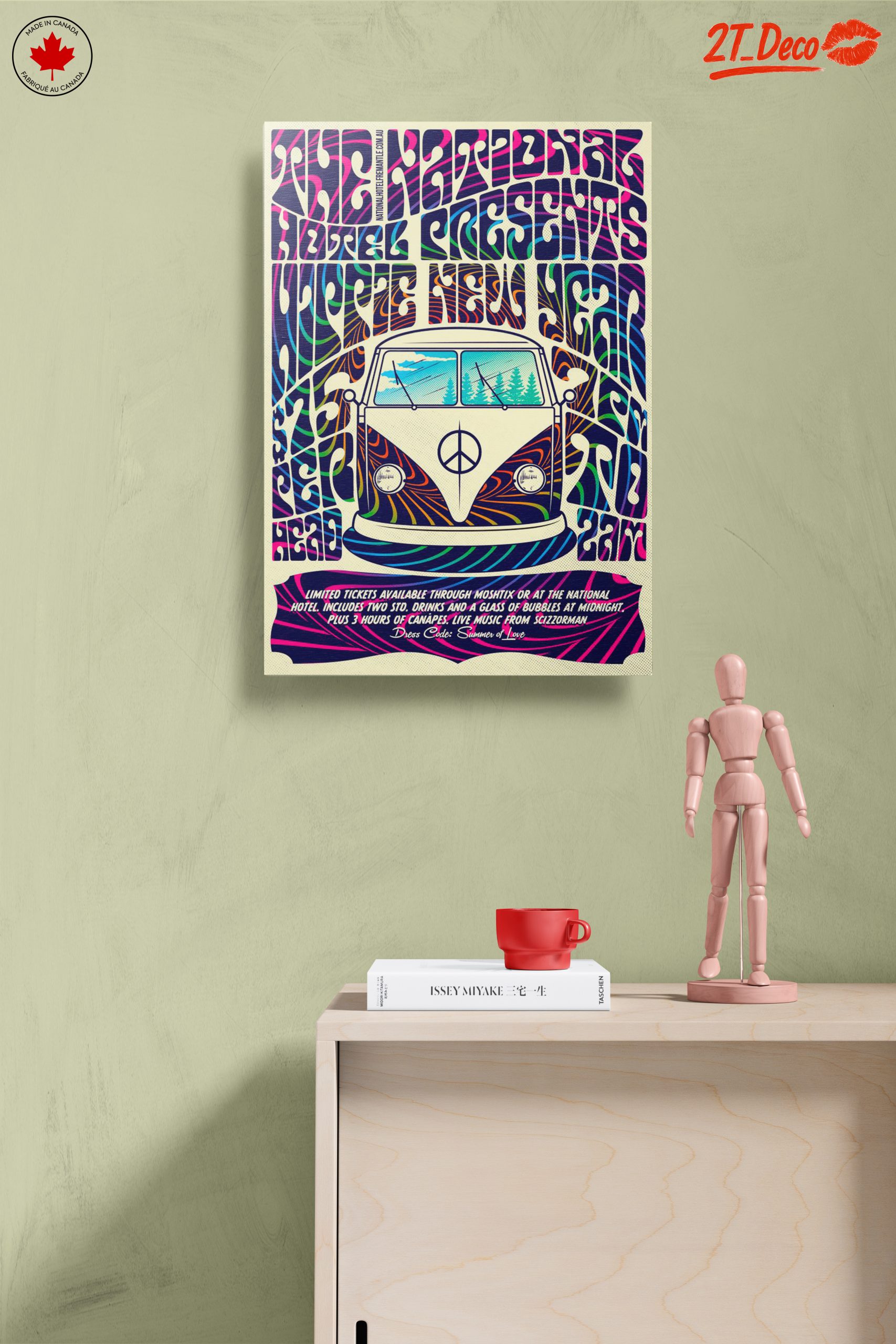 Vibrant Retro Music Festival Poster Art - Image 14