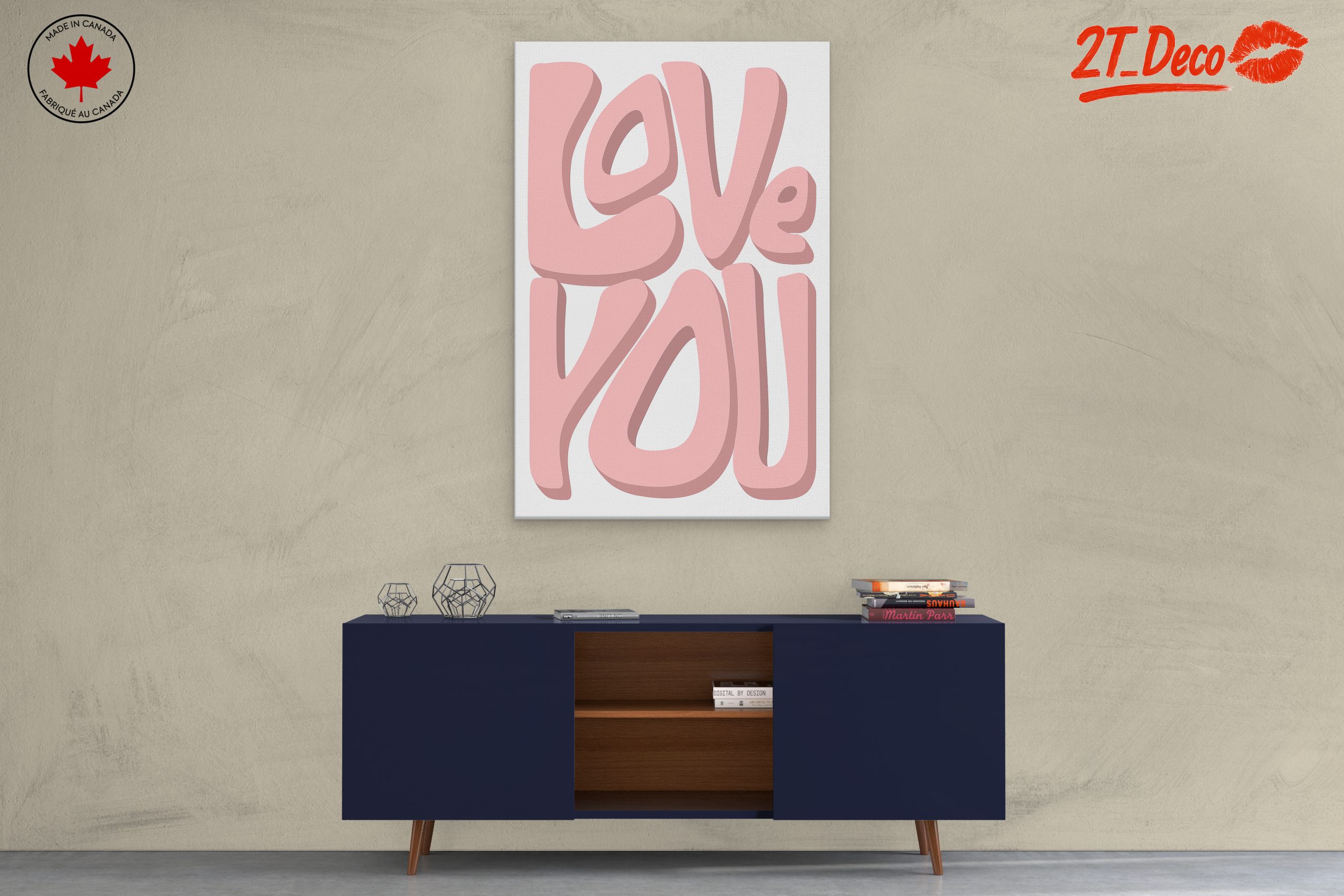 Love You Typography Art for Inspiration - Image 3