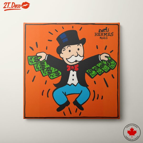 Playful Pop Culture Finance Wall Art